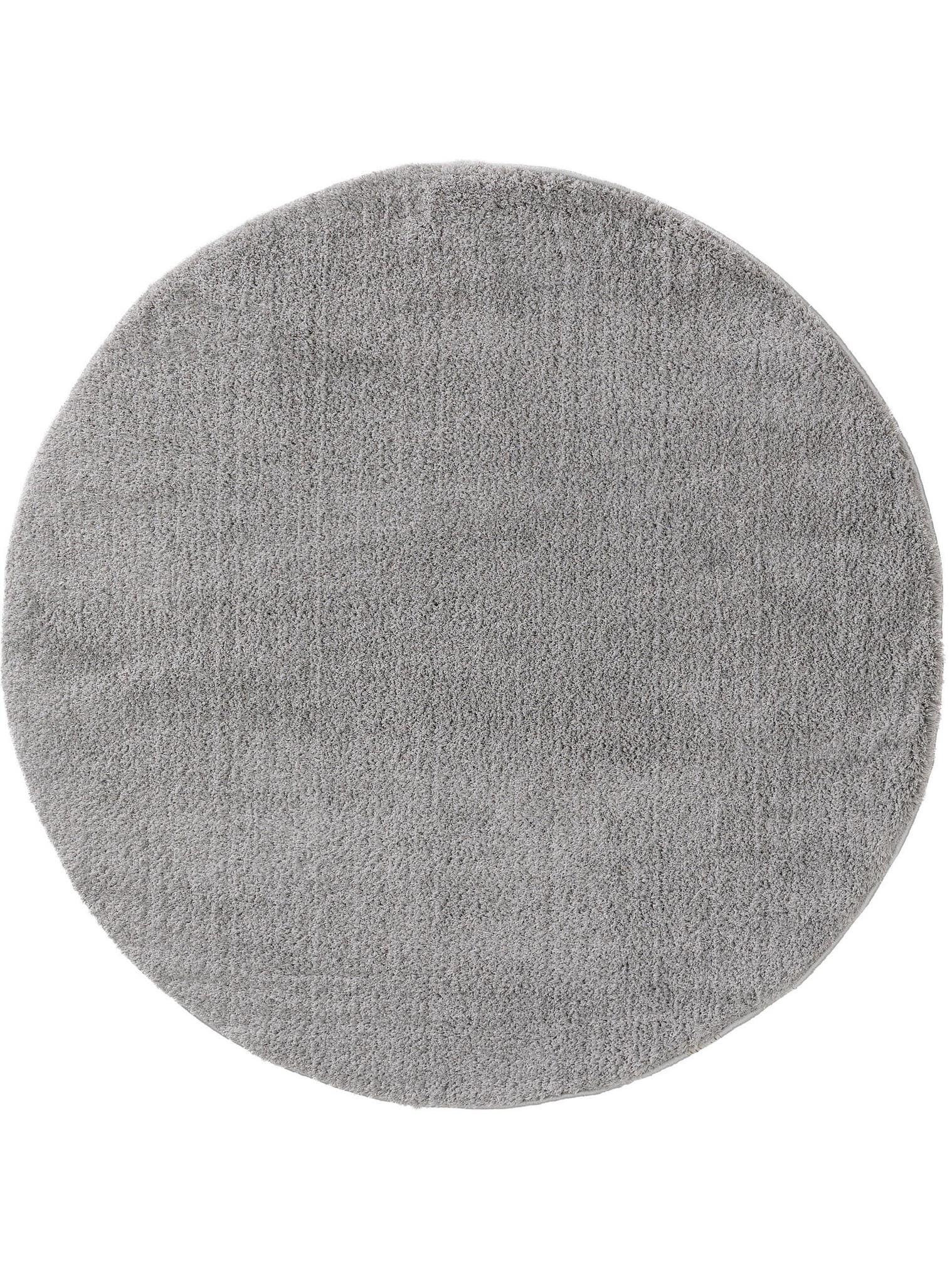 Tappeto di 100% Poliestere (Microfibra) in Grigio con pelo alto 21 - 30 mm da benuta Nest