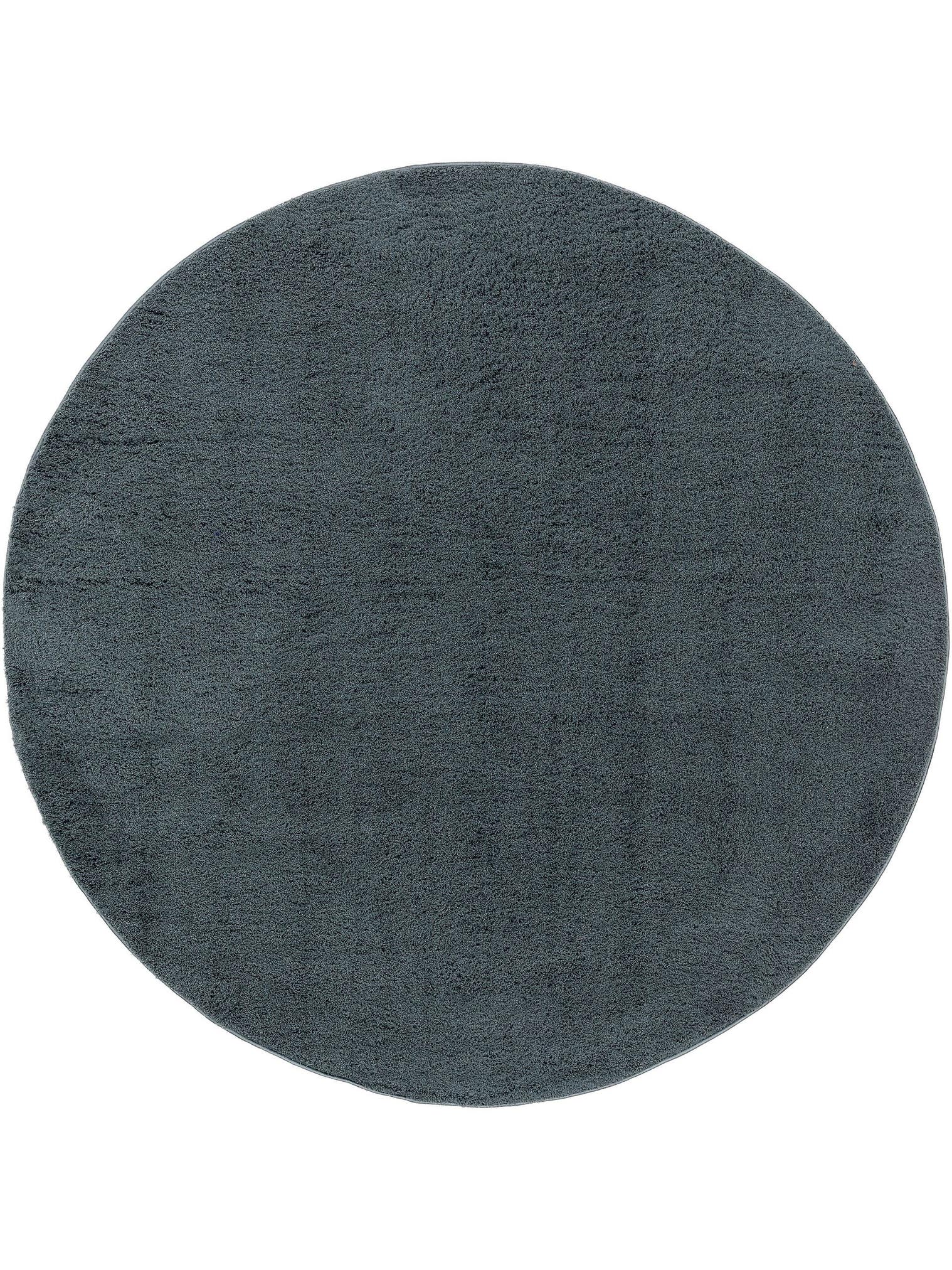 Teppich aus 100% Polyester (Mikrofaser) in Türkis mit 21 bis 30 mm hohem Flor von benuta Nest