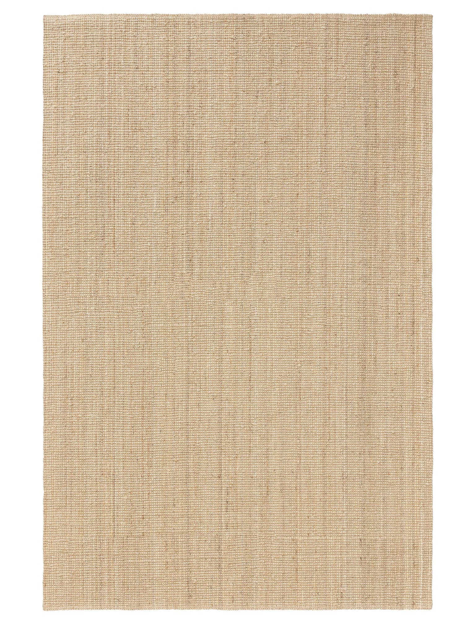 Teppich aus 100% Jute in Beige mit bis 5 mm hohem Flor von benuta Pure