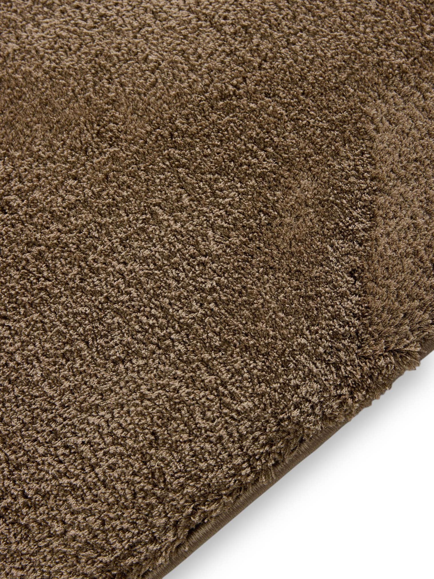 Rug made of 100% Polyester (Microfiber) in Beige with a 21 - 30 mm high pile by benuta Nest