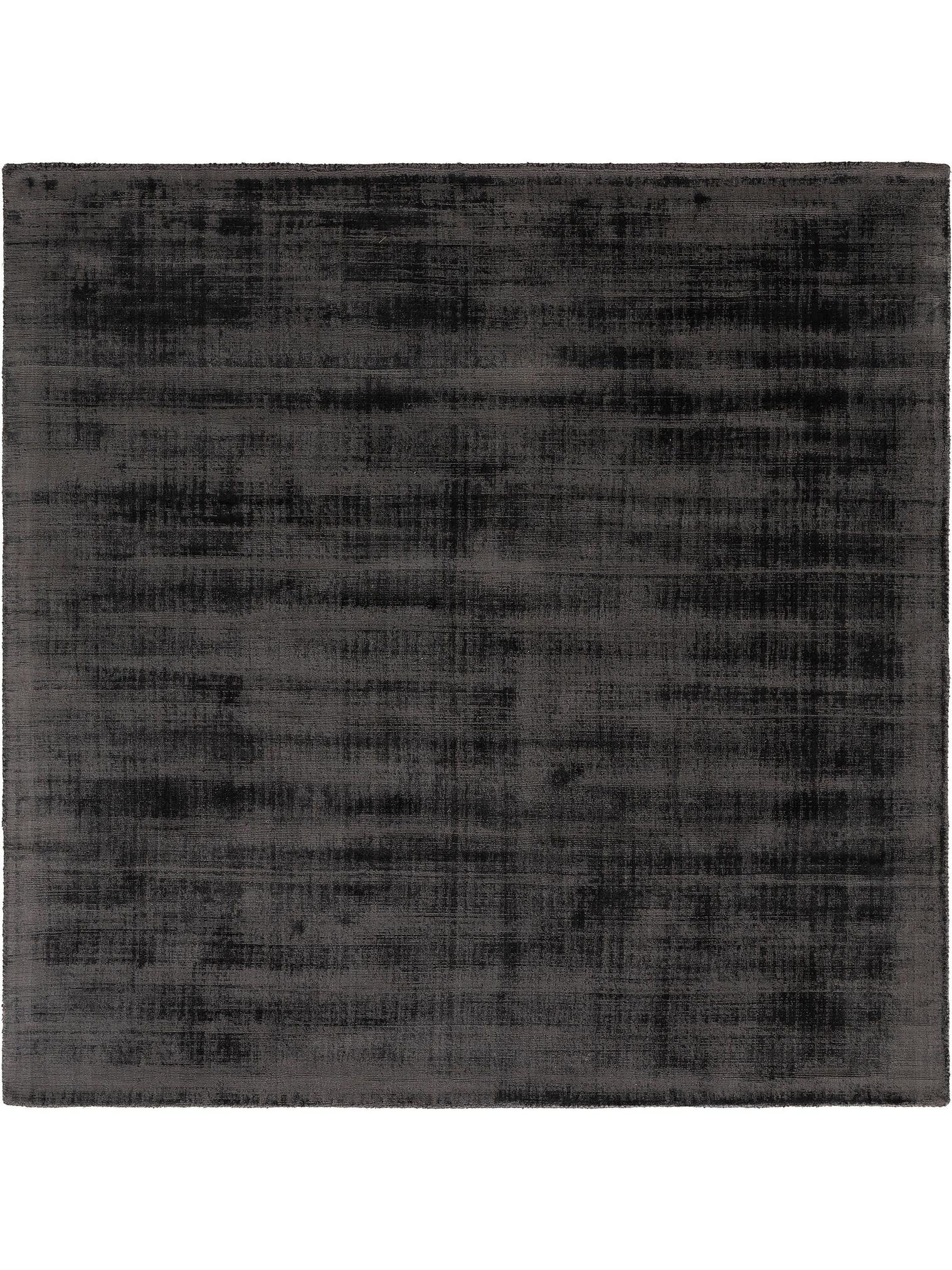 Tapijt van 100% Viscose in Grijs met een 6 - 10 mm hoge pool van benuta Pure