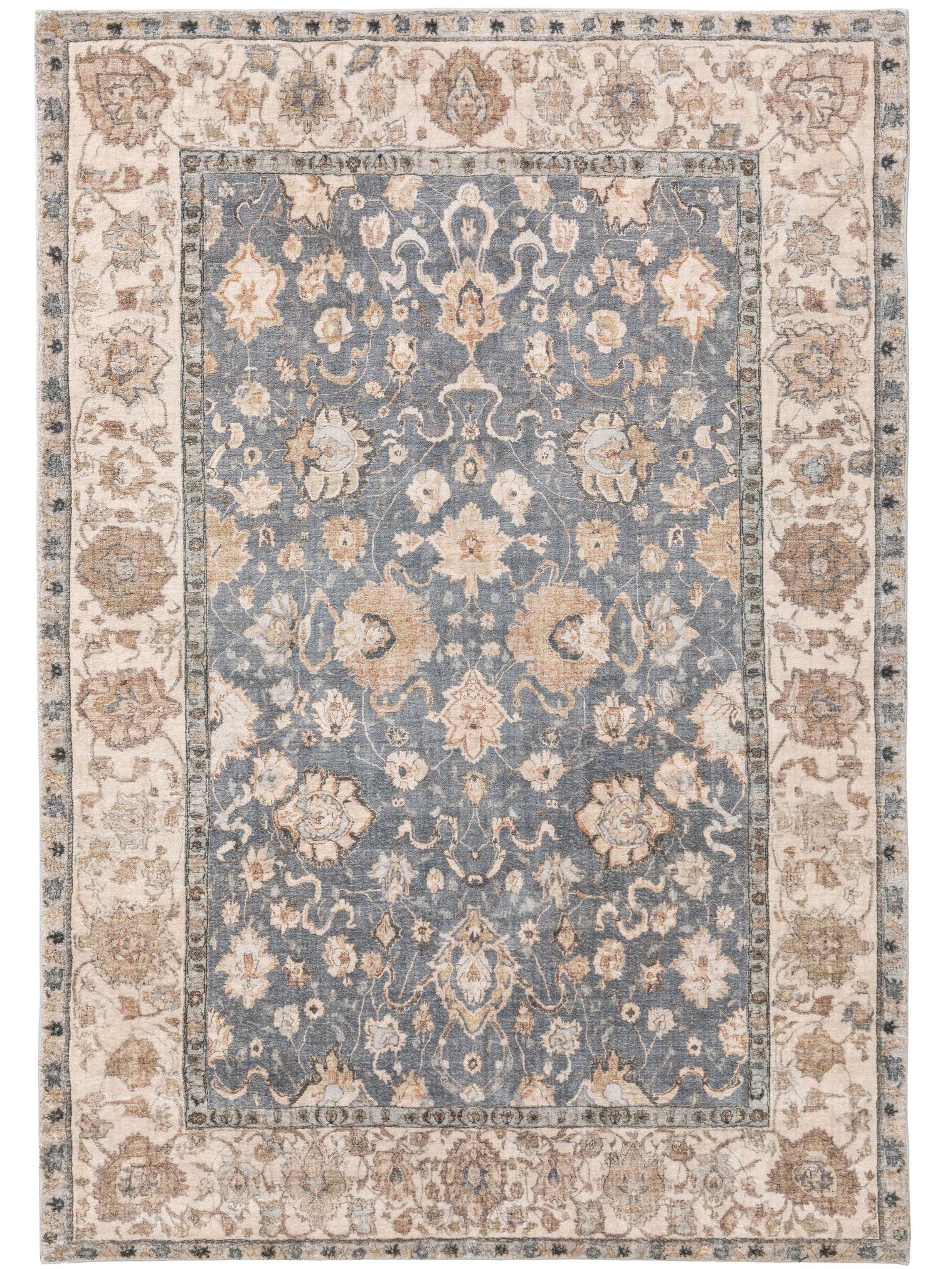 Teppich aus 100% Polyester in Beige mit 6 bis 10 mm hohem Flor von benuta Pop