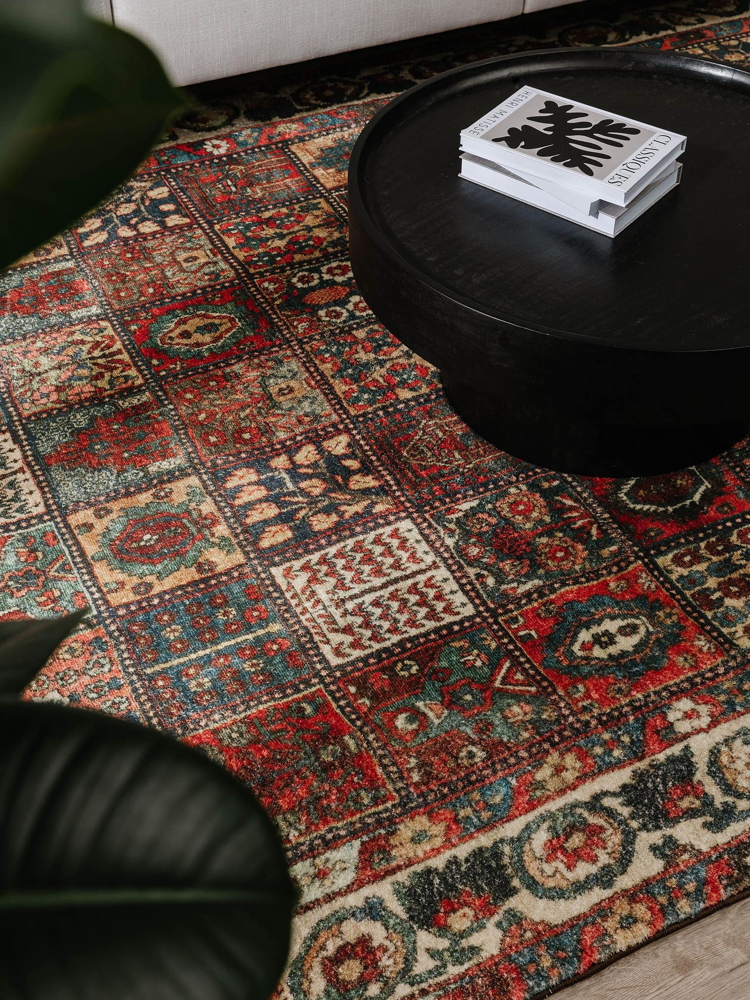 Koberec z 100% polyester v Červená s vlasem výšky 6 až 10 mm od benuta Pop