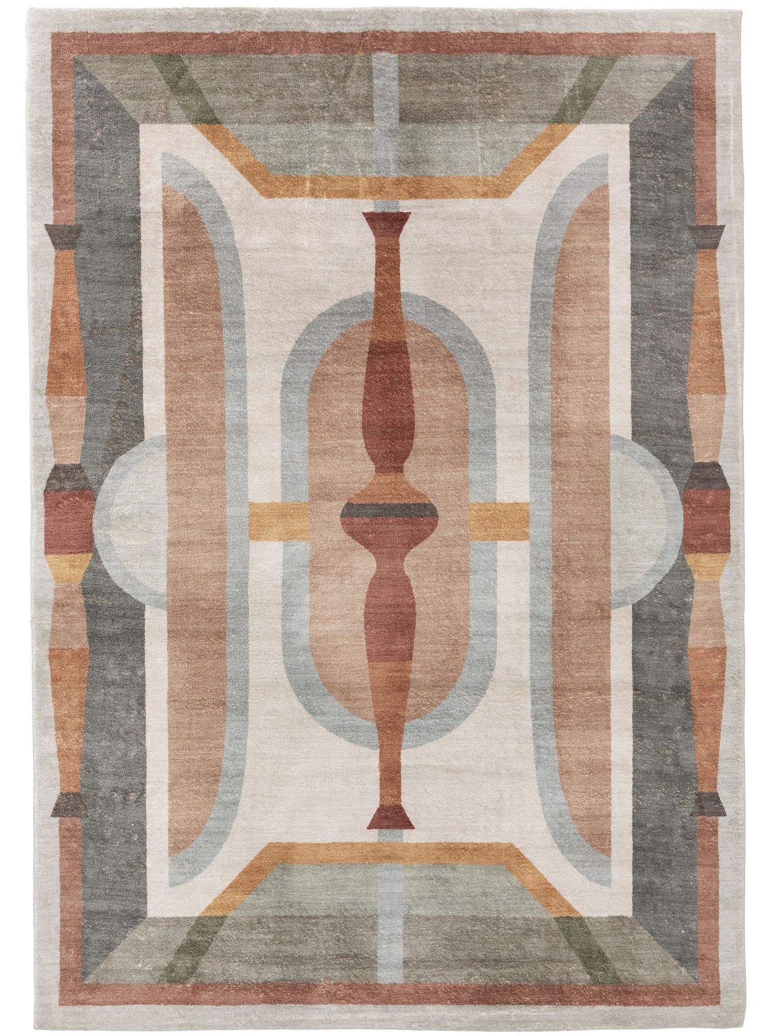 Tapis en 100% Polyester en Multicouleur avec une pile de 6 - 10 mm de hauteur de benuta Pop