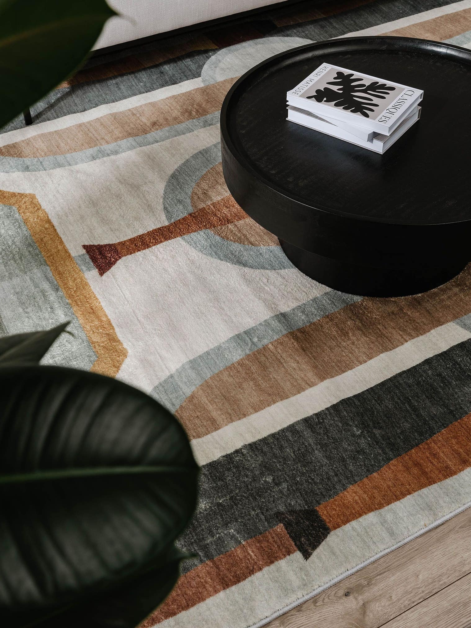 Tapis en 100% Polyester en Multicouleur avec une pile de 6 - 10 mm de hauteur de benuta Pop