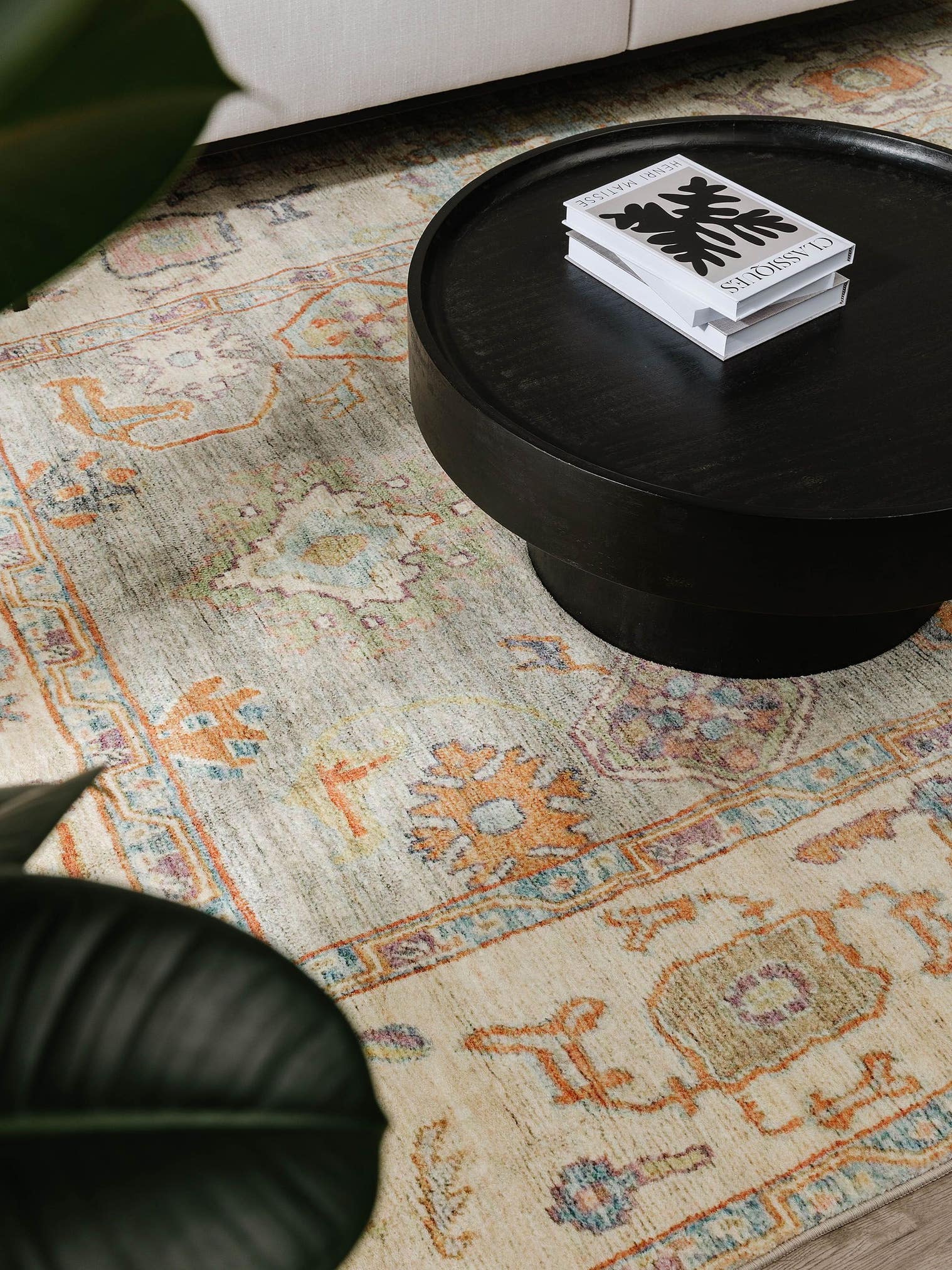 Tapis en 100% Polyester en Multicouleur avec une pile de 6 - 10 mm de hauteur de benuta Pop