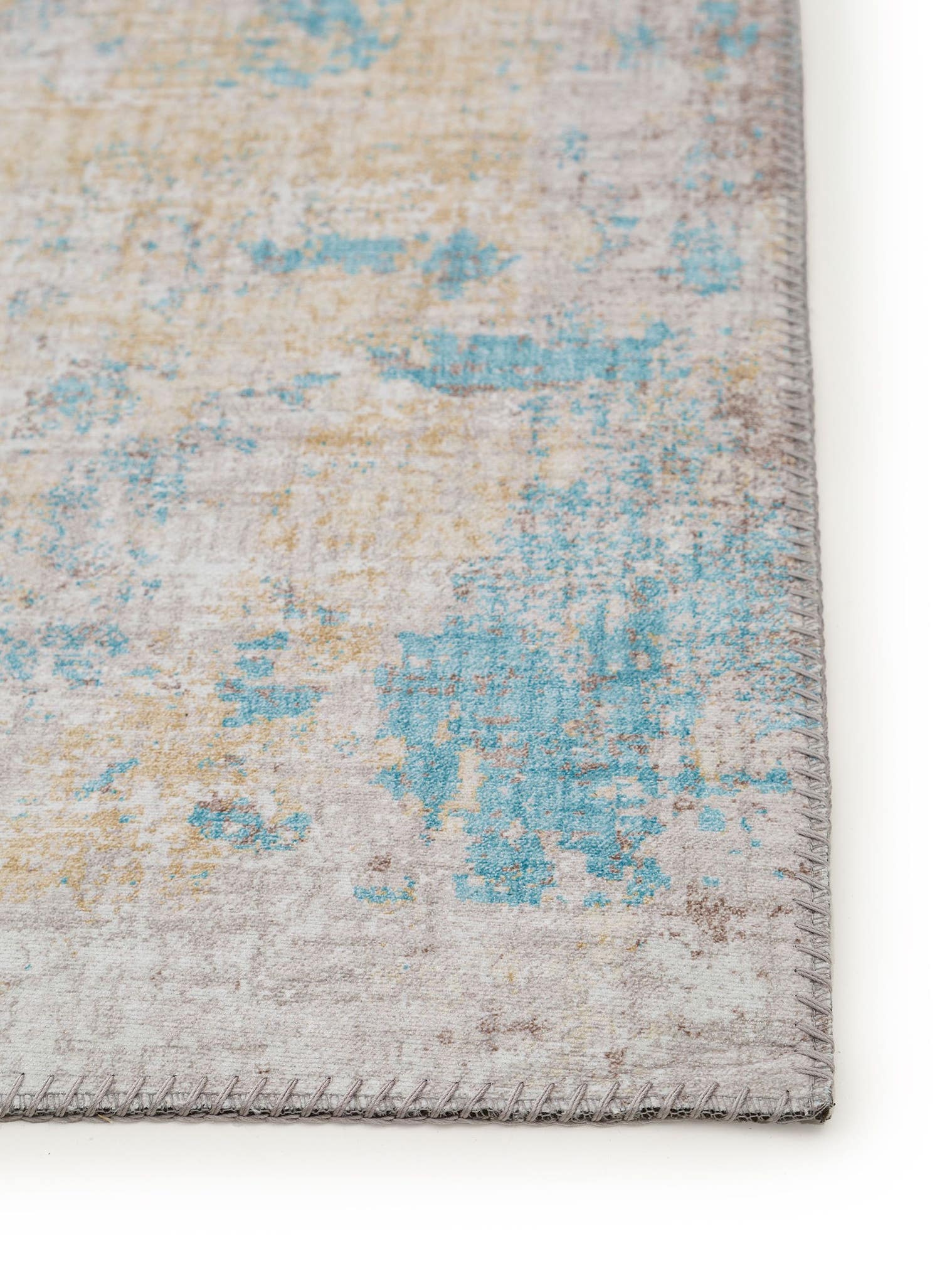 Teppich aus 100% Polyester in Gelb mit bis 5 mm hohem Flor von benuta Pop