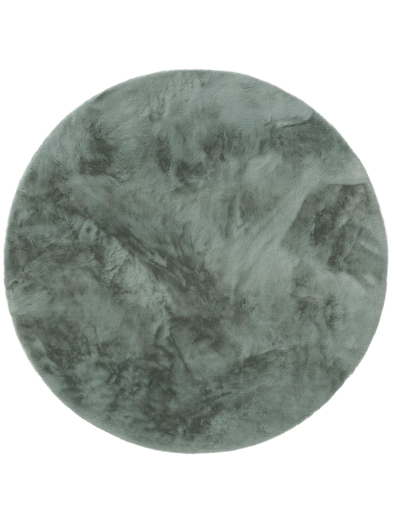 Rug made of 100% Polyester in Turquoise with a 21 - 30 mm high pile by benuta Nest