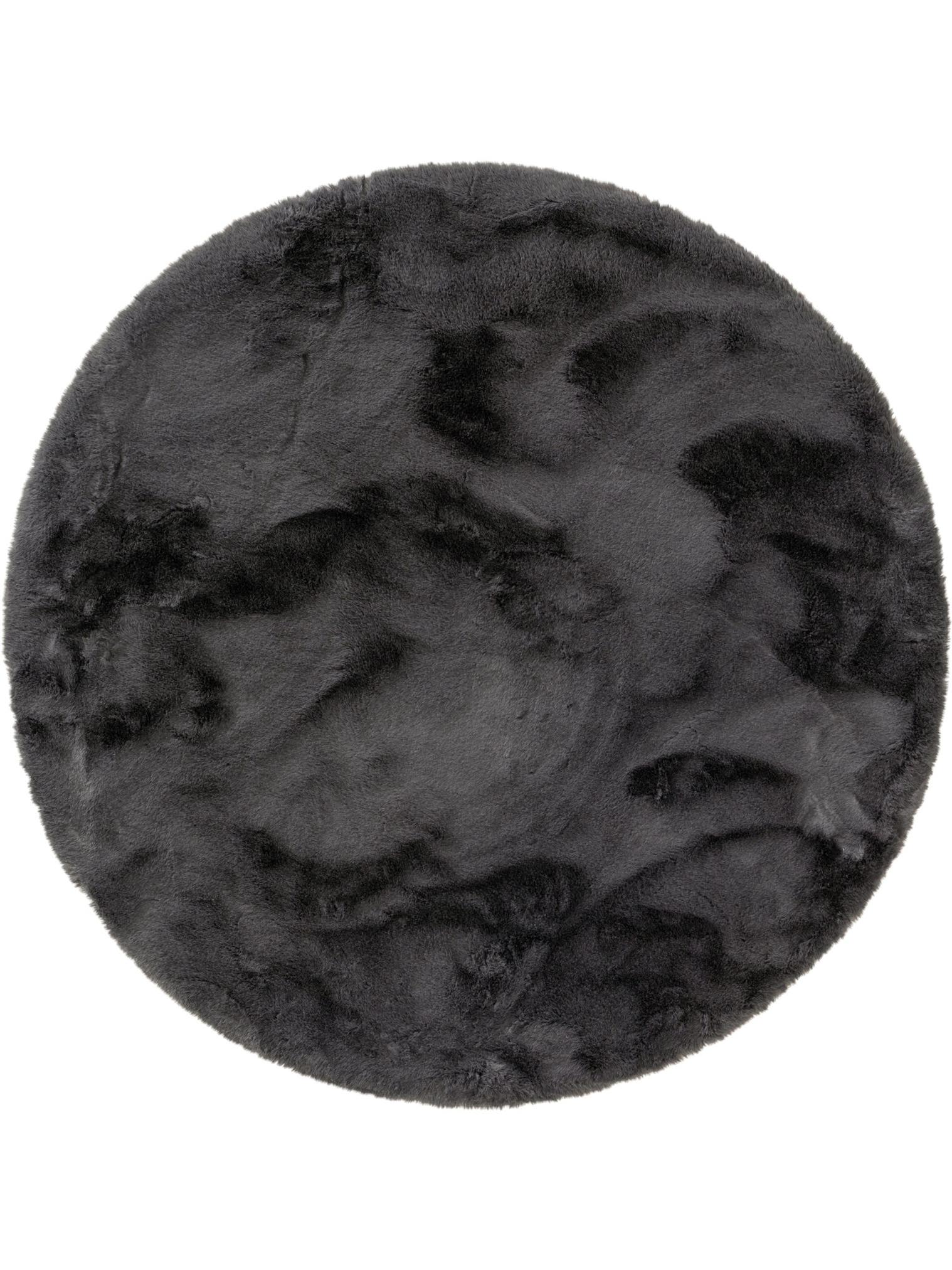 Tapis en 100% Polyester en Gris avec une pile de 21 - 30 mm de hauteur de benuta Nest
