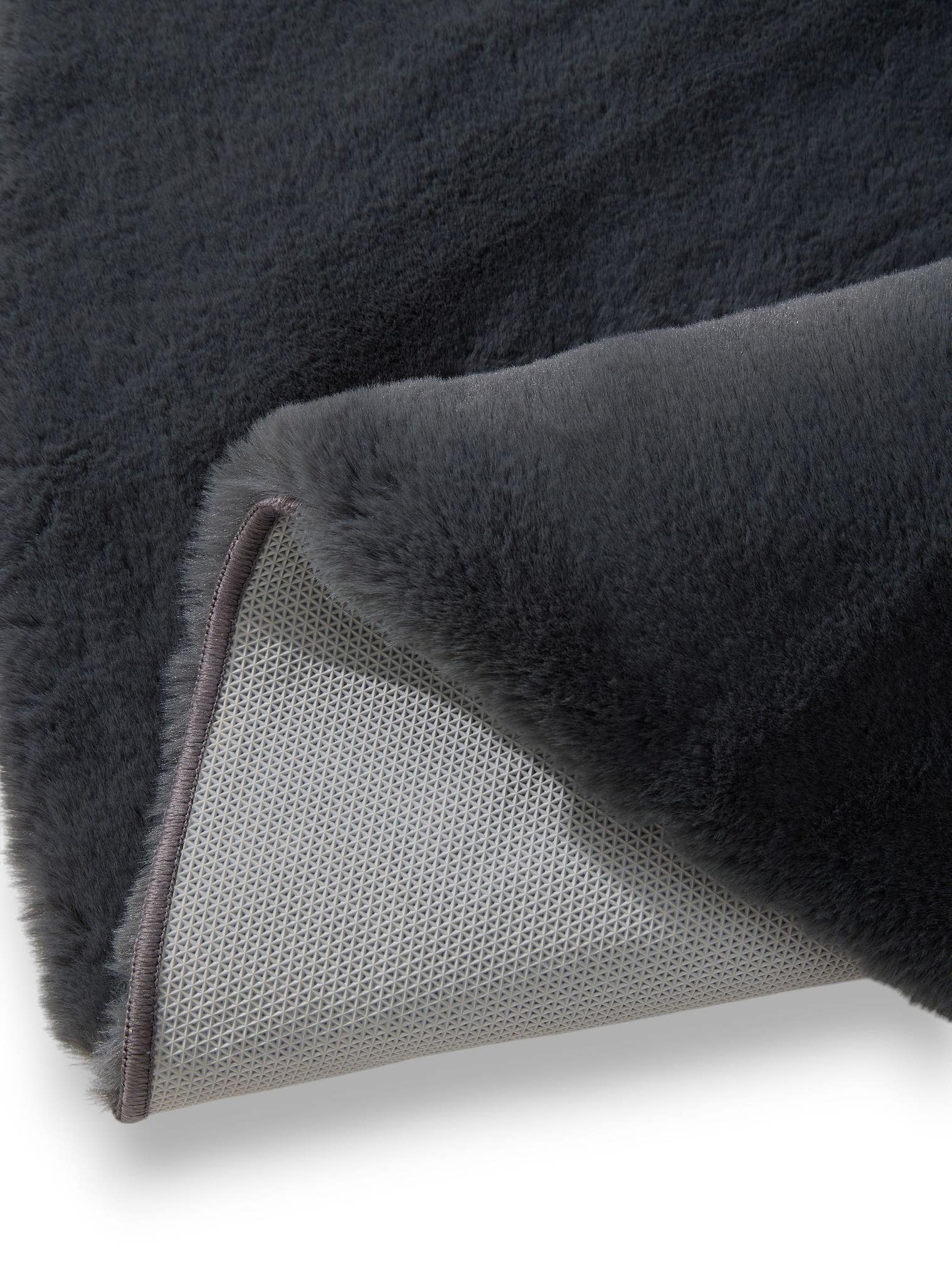 Tapis en 100% Polyester en Gris avec une pile de 21 - 30 mm de hauteur de benuta Nest