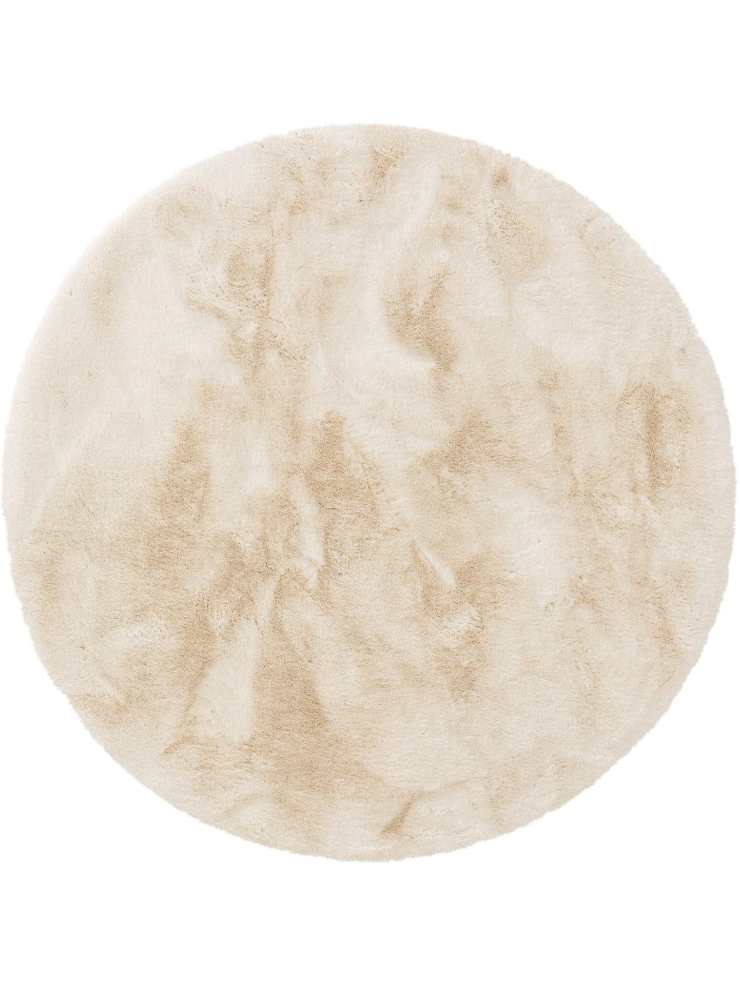 Tappeto di 100% Poliestere in Beige con pelo alto 21 - 30 mm da benuta Nest