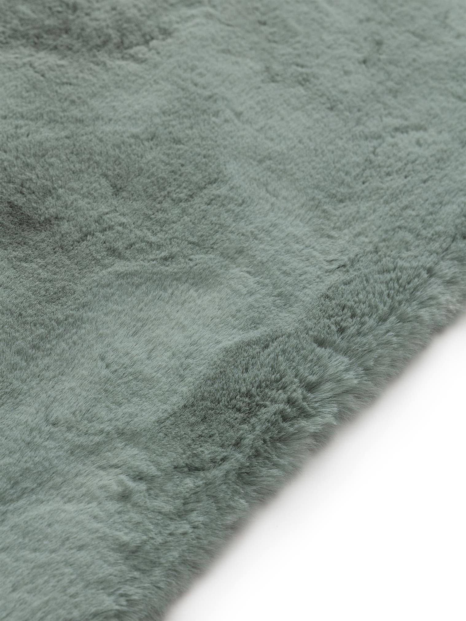 Teppich aus 100% Polyester in Türkis mit 21 bis 30 mm hohem Flor von benuta Nest