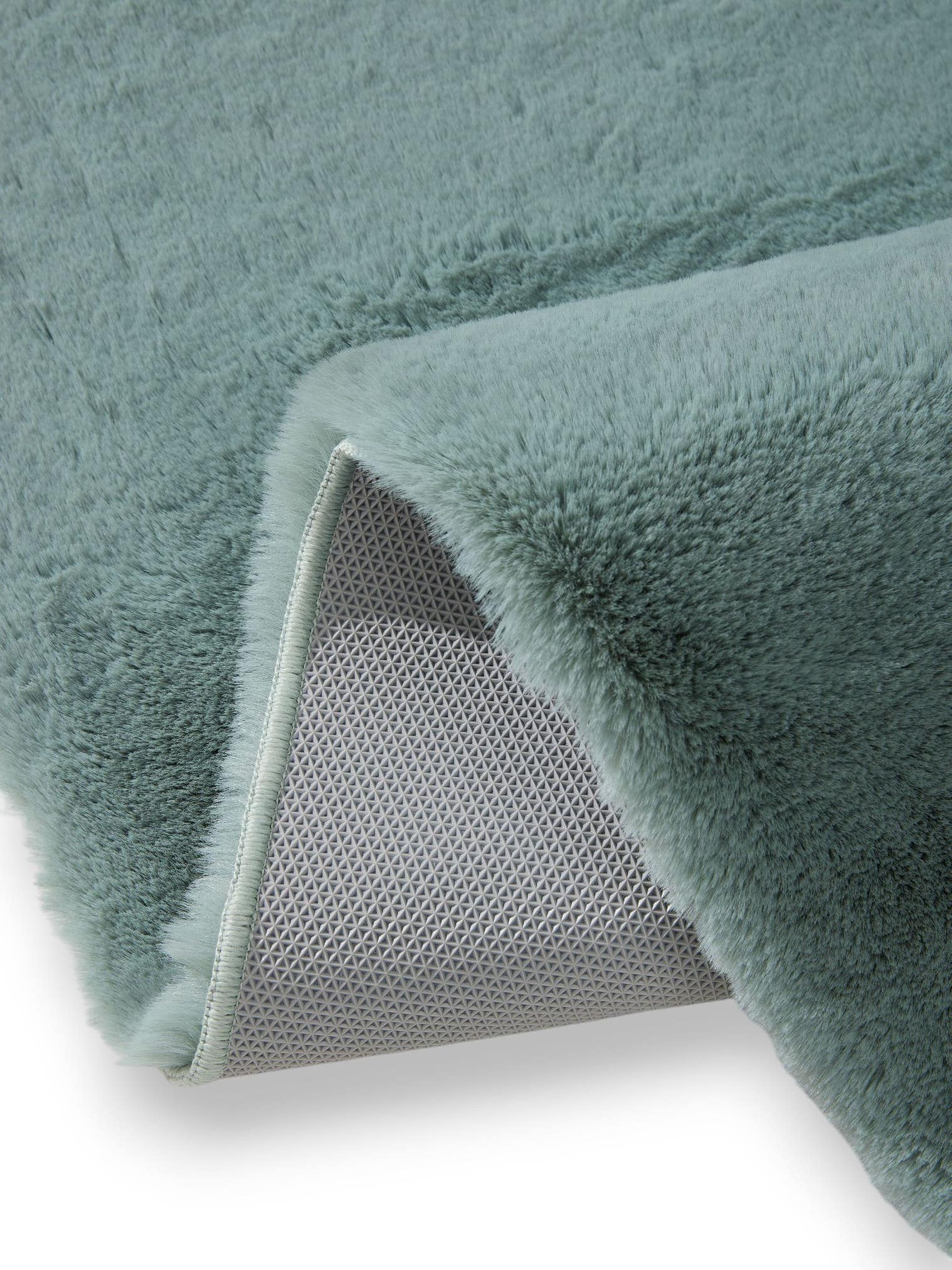 Teppich aus 100% Polyester in Türkis mit 21 bis 30 mm hohem Flor von benuta Nest