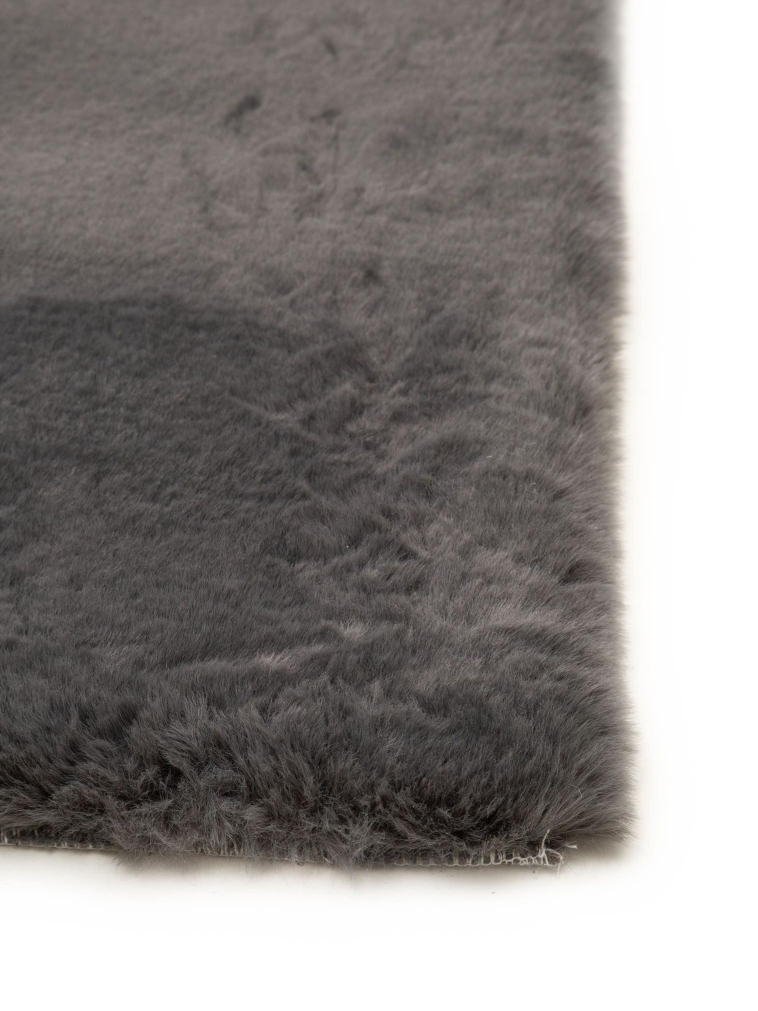 Tappeto di 100% Poliestere in Grigio con pelo alto 21 - 30 mm da benuta Nest