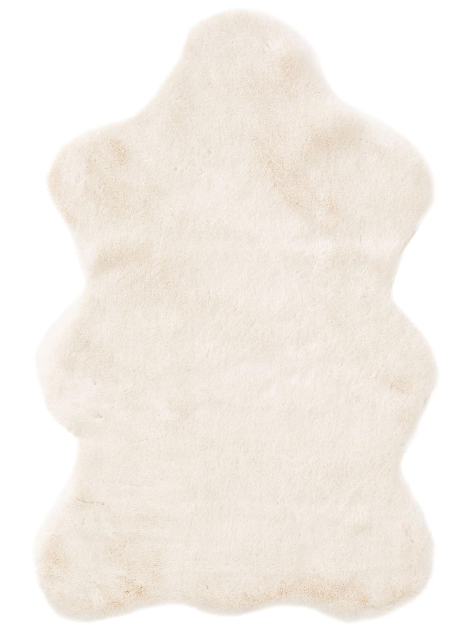 Teppich aus 100% Polyester in Beige mit 11 bis 20 mm hohem Flor von benuta Nest