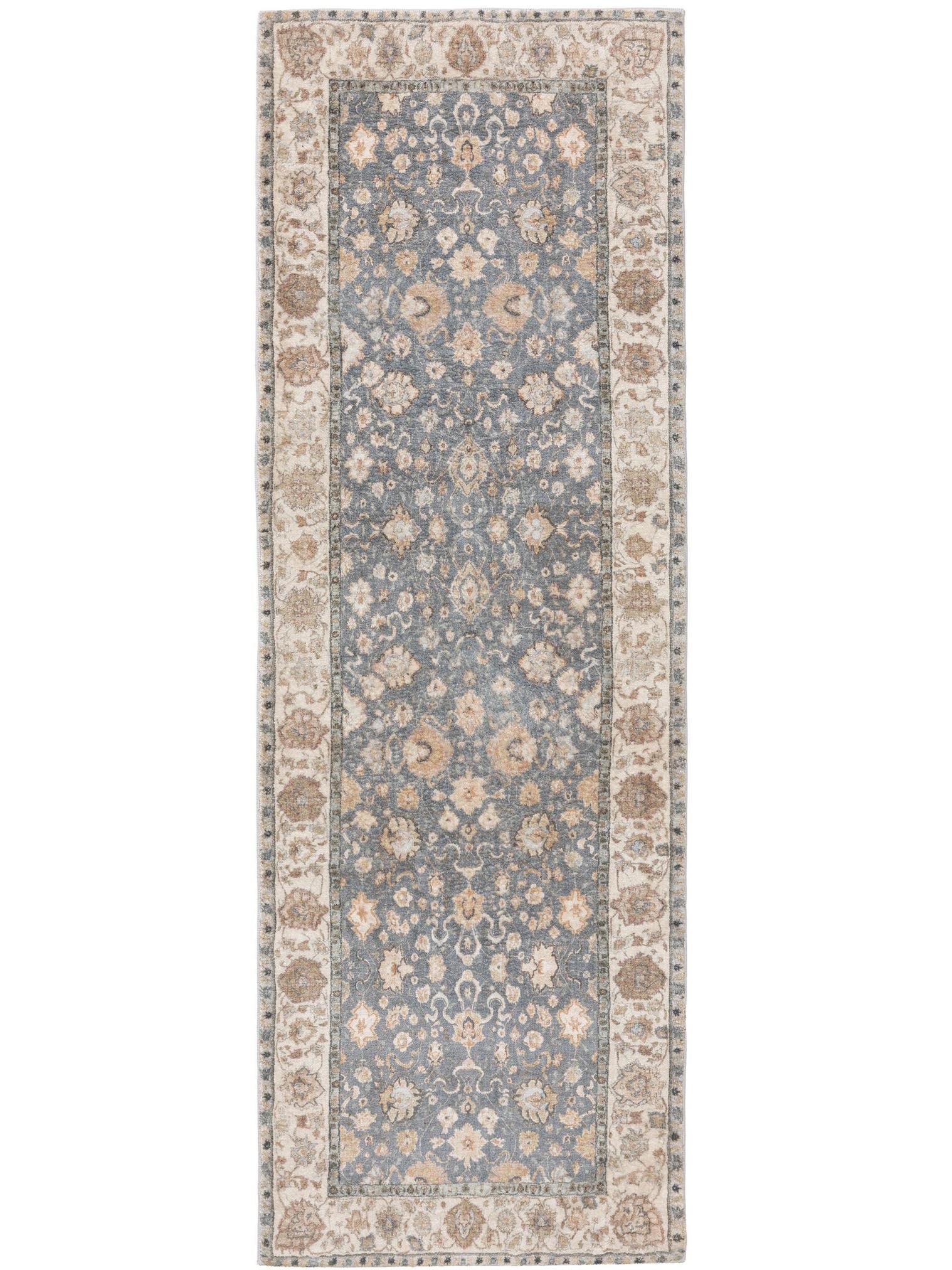 Tæppe af 100% Polyester i Beige med 6 - 10 mm høj luv fra benuta Pop