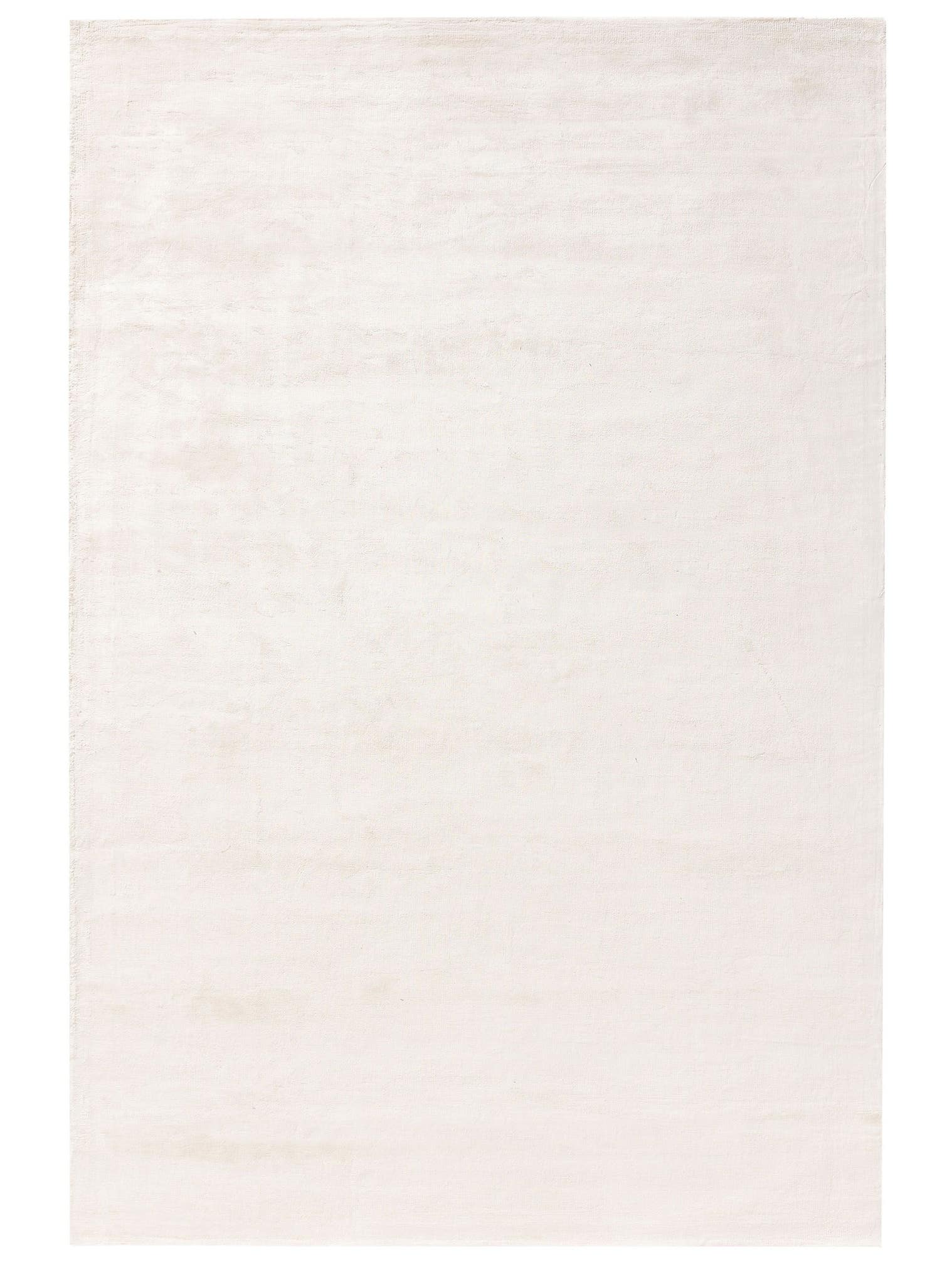 Tapijt van 100% Viscose in Grijs met een 6 - 10 mm hoge pool van benuta Pure