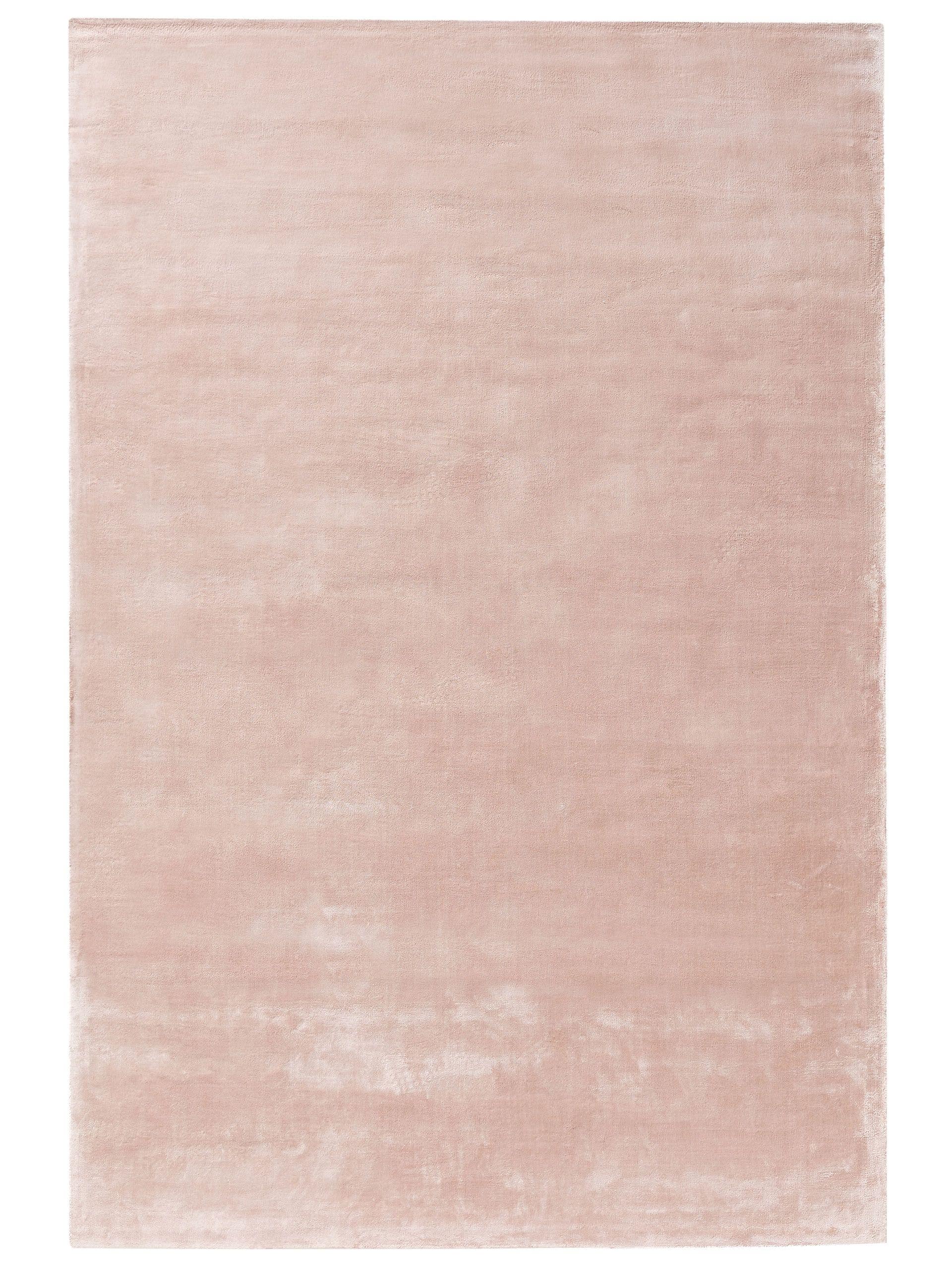 Tappeto di 100% Viscosa in Rosa con pelo alto 6 - 10 mm da benuta Pure