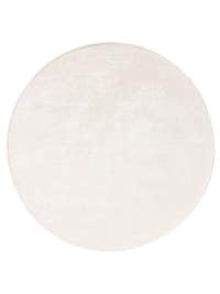 Viskoseteppich rund Nela Ivory