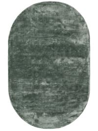 Viskoseteppich Oval Nela Hellgrün