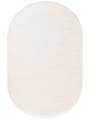 Tapis en viscose Ovale Nela Ivoire
