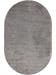 Tapis en viscose Ovale Nela Gris