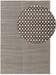 Wollteppich Hector Beige/Schwarz