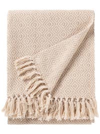 Baumwolldecke Jasmin Beige