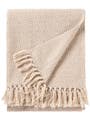 Pläd i bomull Jasmin Beige