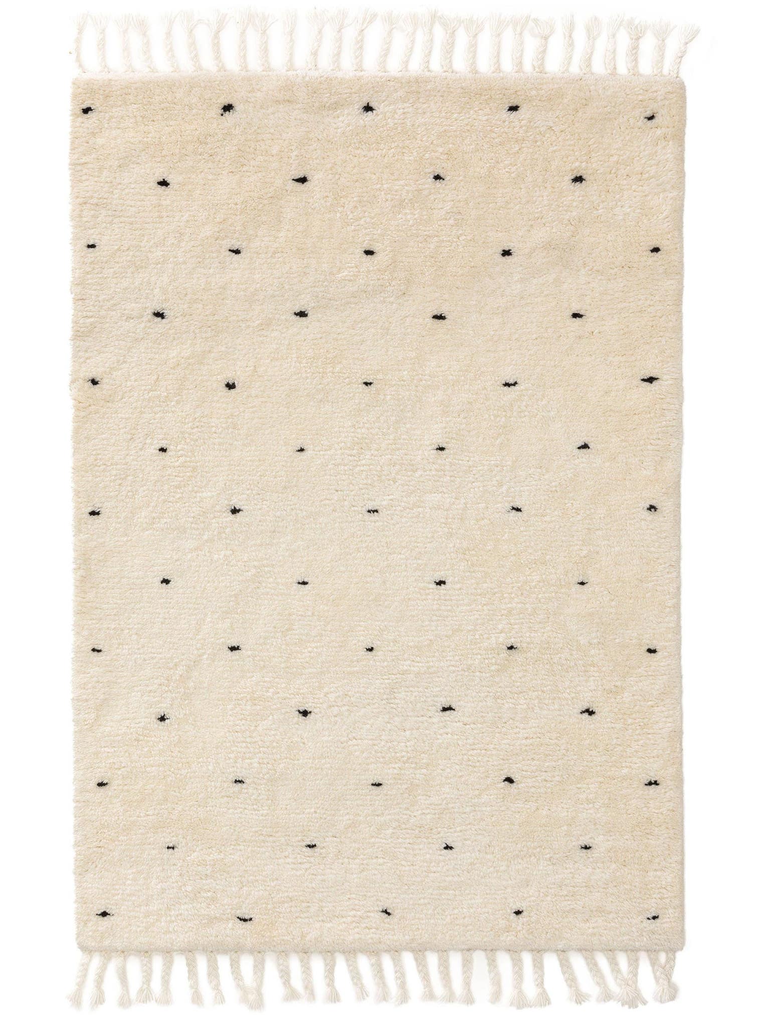 Tappeto di 100% Lana in Beige con pelo alto 11 - 20 mm da Lytte