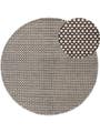 Ullteppe rundt Hector Beige/Svart