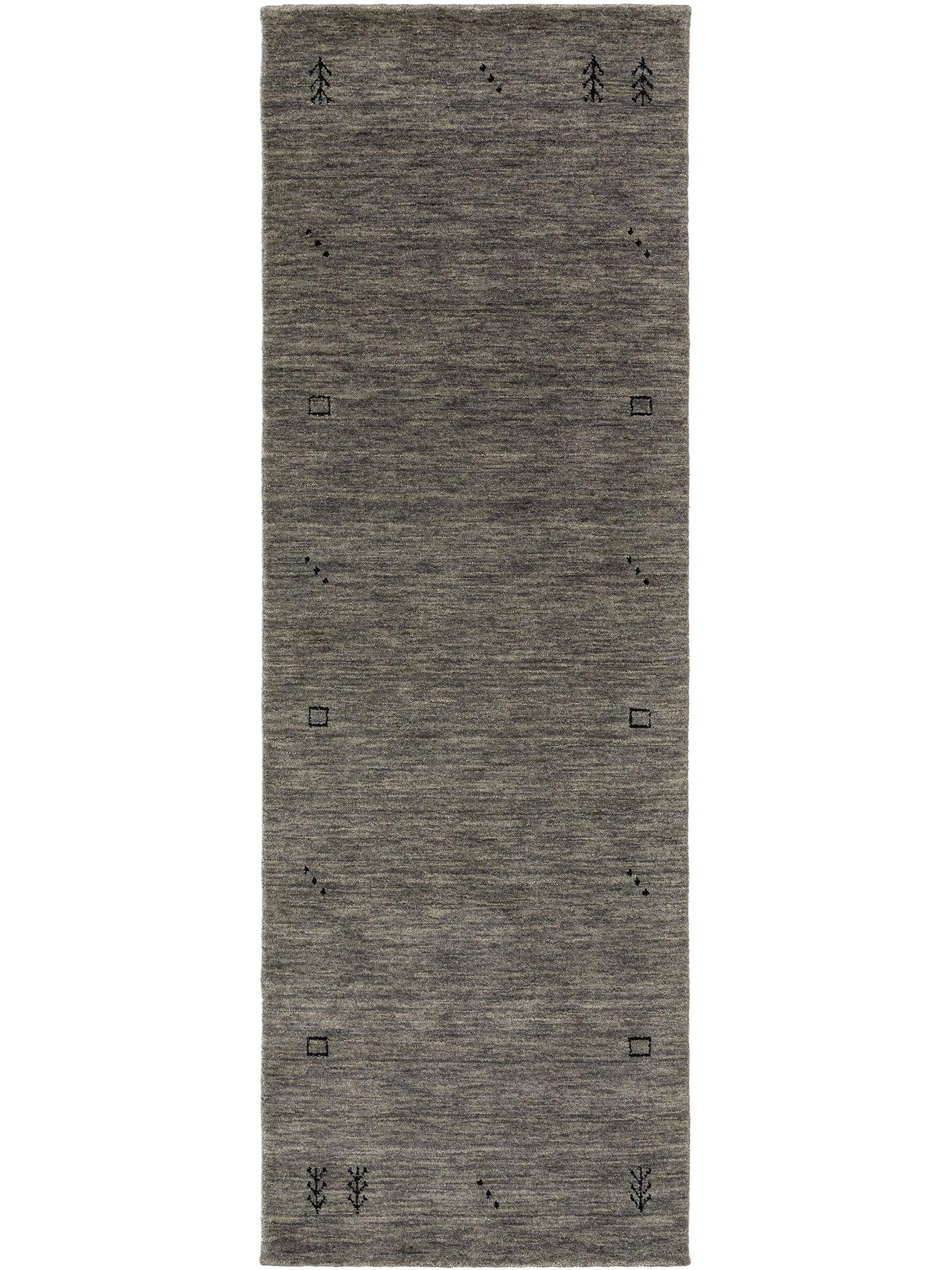 Tappeto di 100% Lana in Grigio con pelo alto 6 - 10 mm da benuta Nest