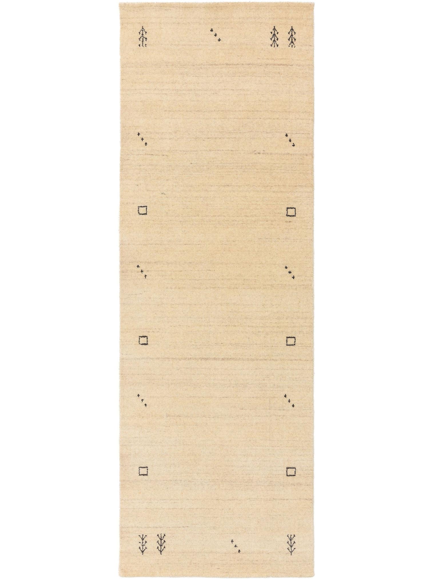 Alfombra de 100% Lana en Beige con un pelo de {{Placeholder_Pile Height}} de altura de benuta Nest