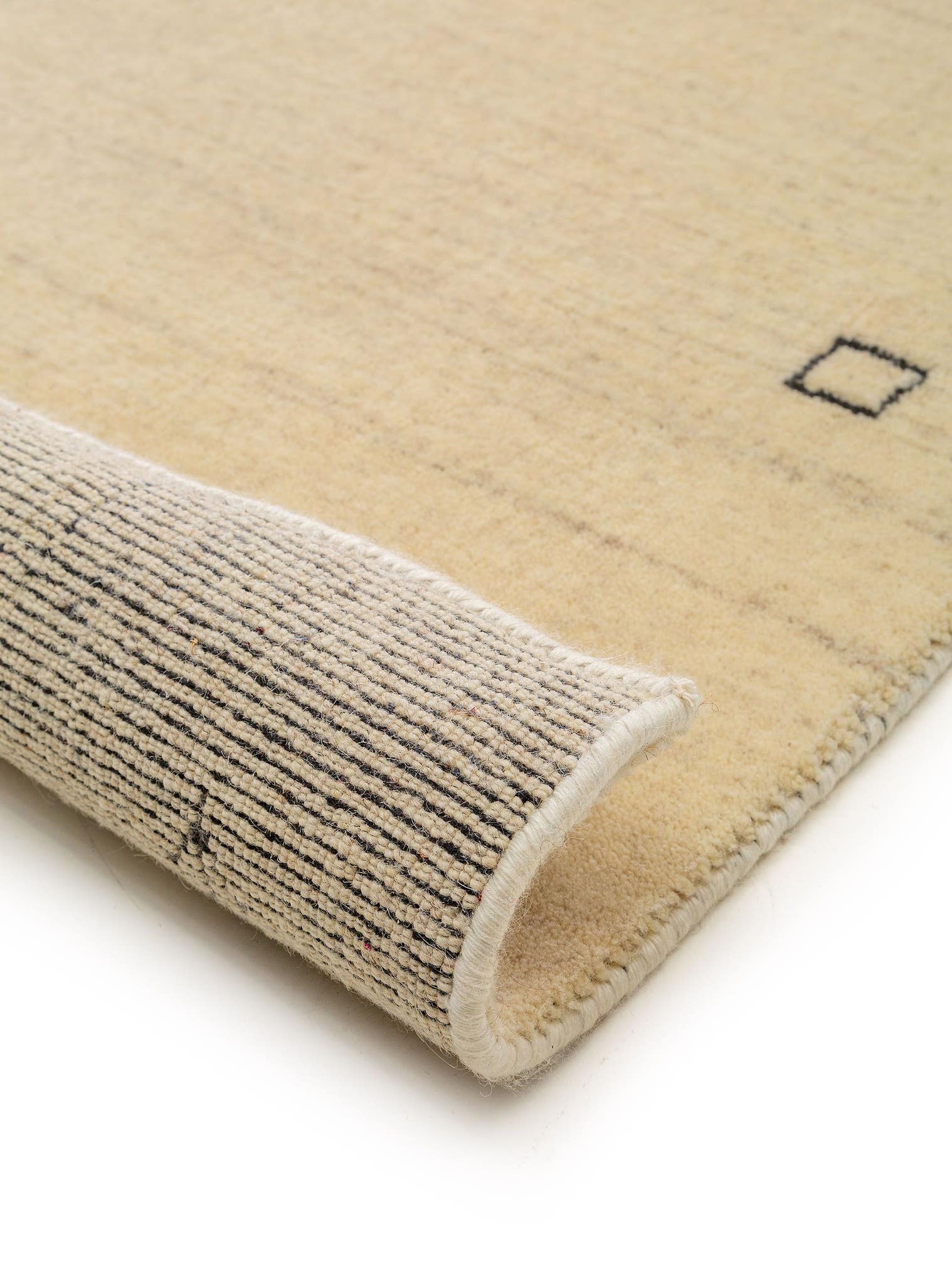 Alfombra de 100% Lana en Beige con un pelo de {{Placeholder_Pile Height}} de altura de benuta Nest