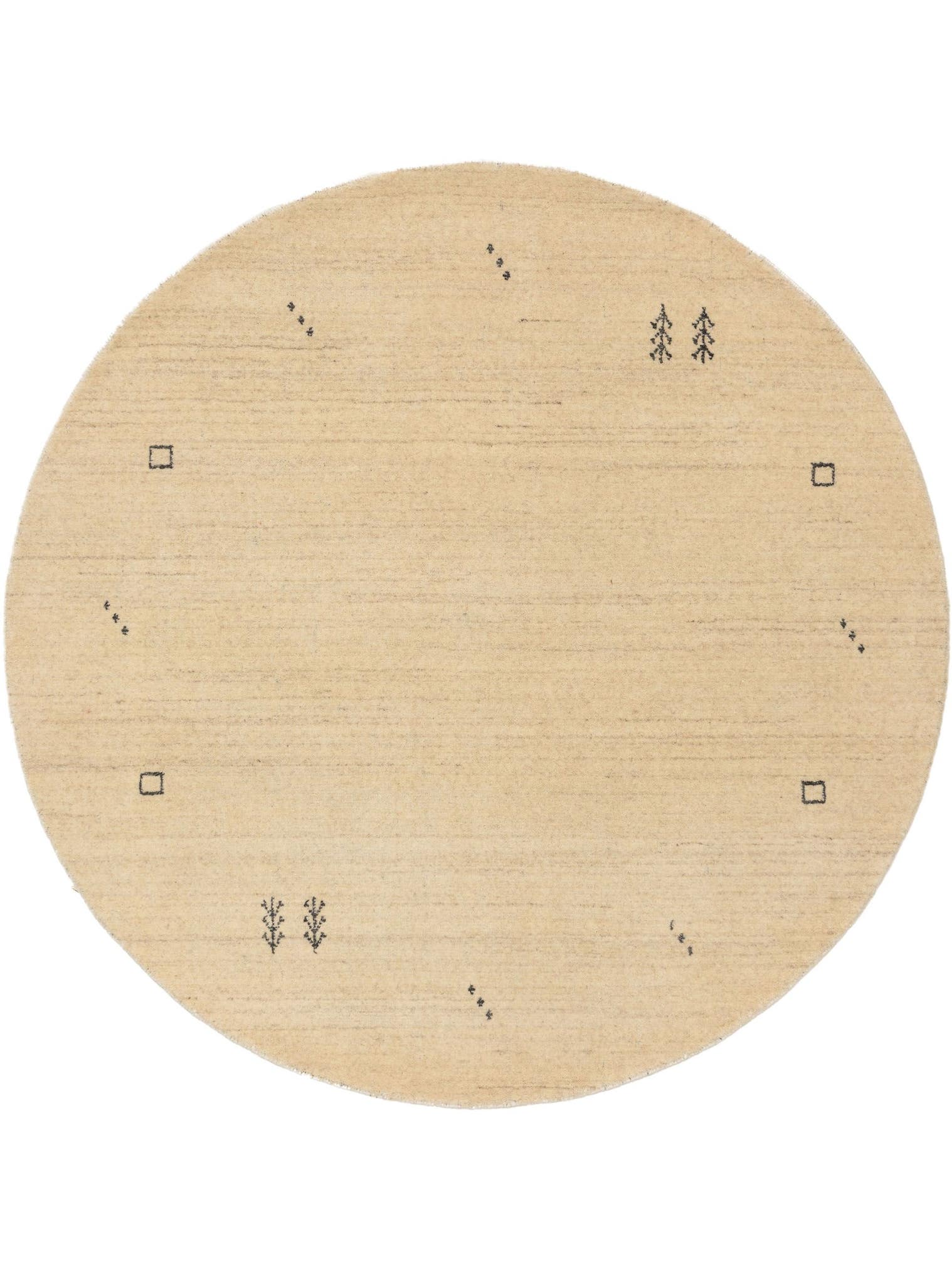 Alfombra de 100% Lana en Beige con un pelo de {{Placeholder_Pile Height}} de altura de benuta Nest