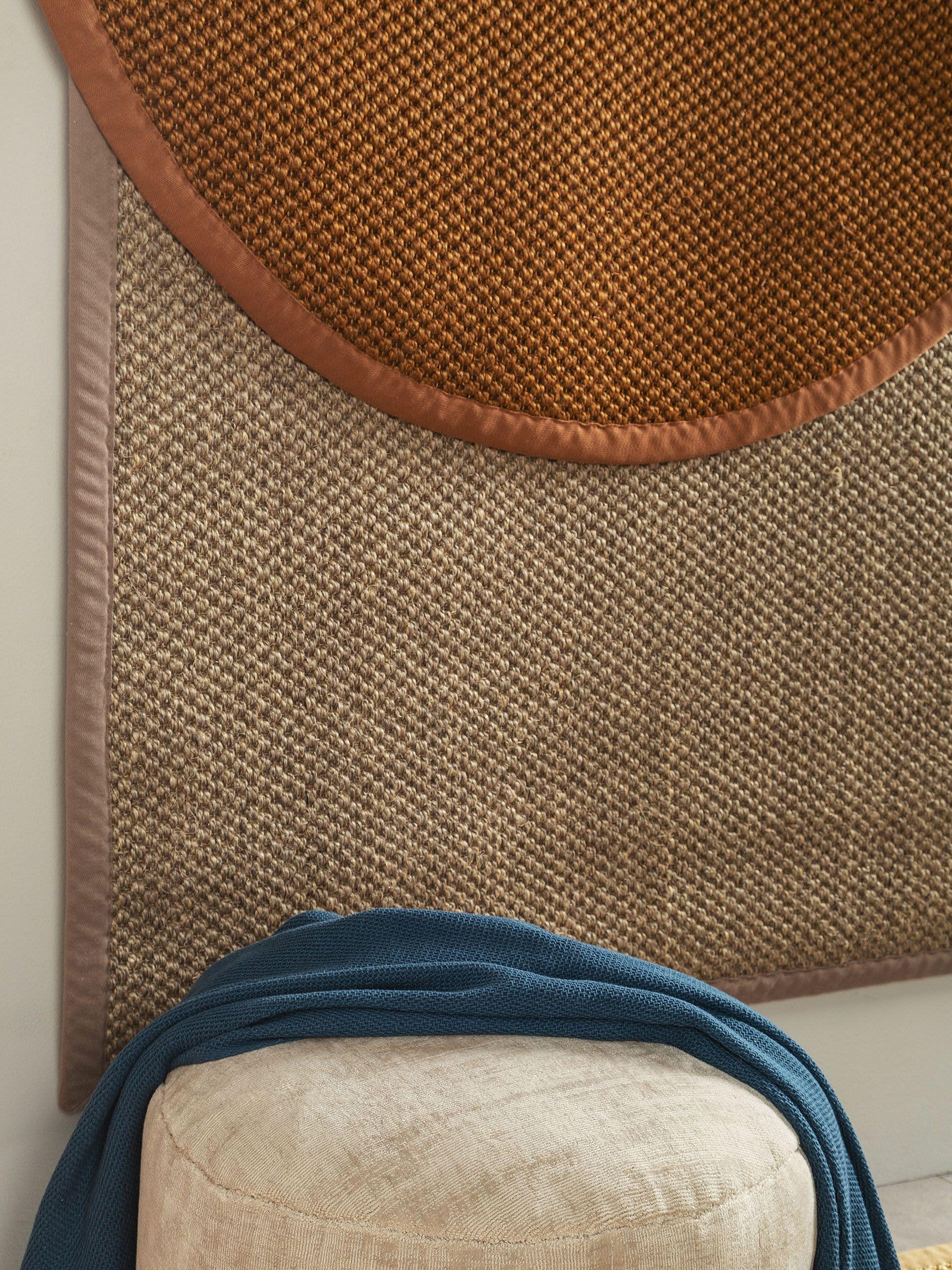Tappeto di 100% Sisal in Grigio con pelo alto 1- 5 mm da benuta Pure