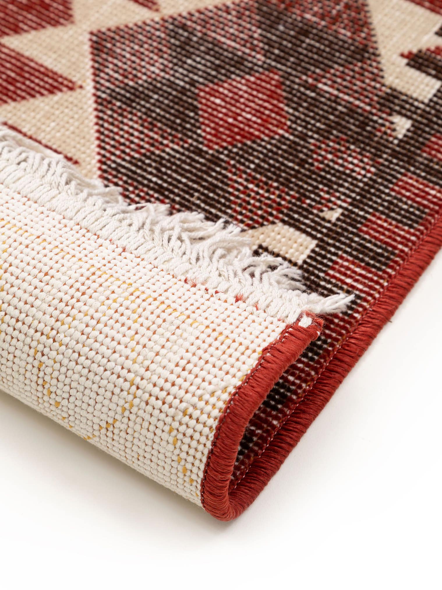 Teppich aus 60% Baumwolle, 40% Polypropylen in Multicolor mit bis 5 mm hohem Flor von benuta Nest