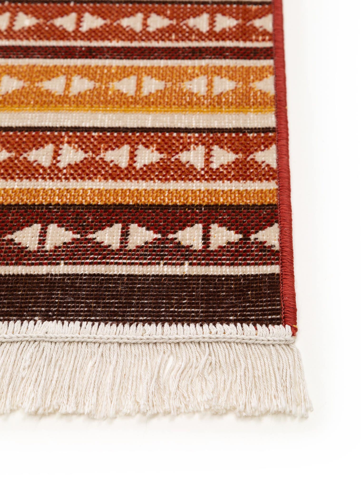 Teppich aus 60% Baumwolle, 40% Polypropylen in Multicolor mit bis 5 mm hohem Flor von benuta Nest