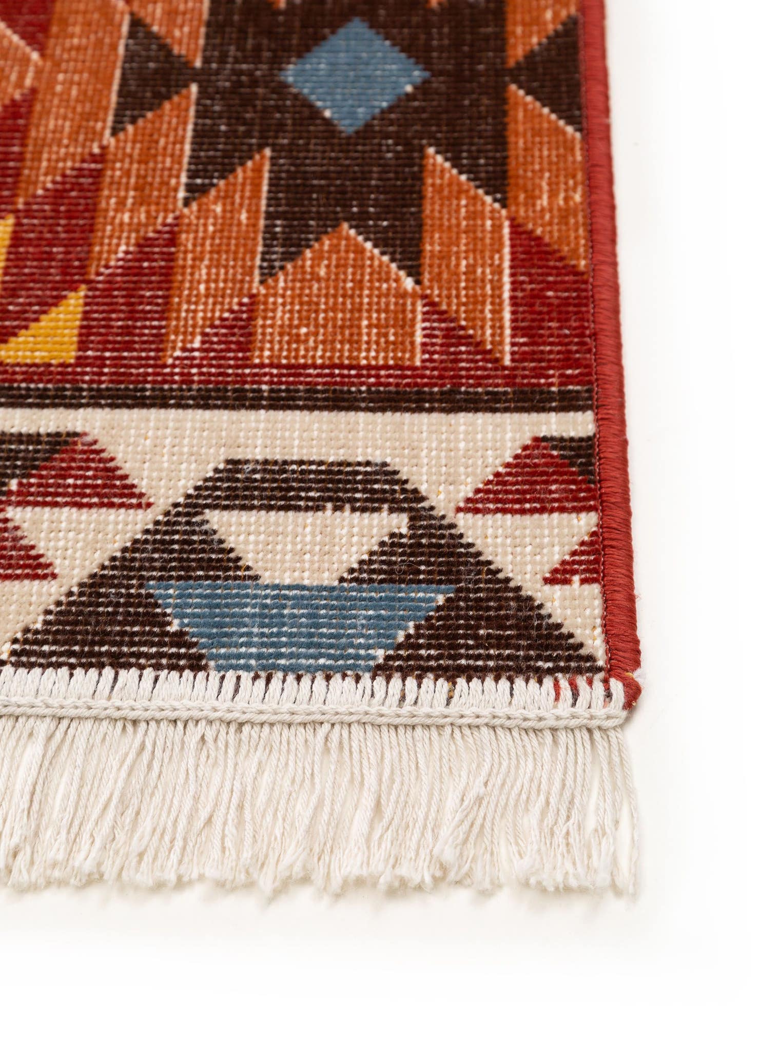 Teppich aus 60% Baumwolle, 40% Polypropylen in Multicolor mit bis 5 mm hohem Flor von benuta Nest