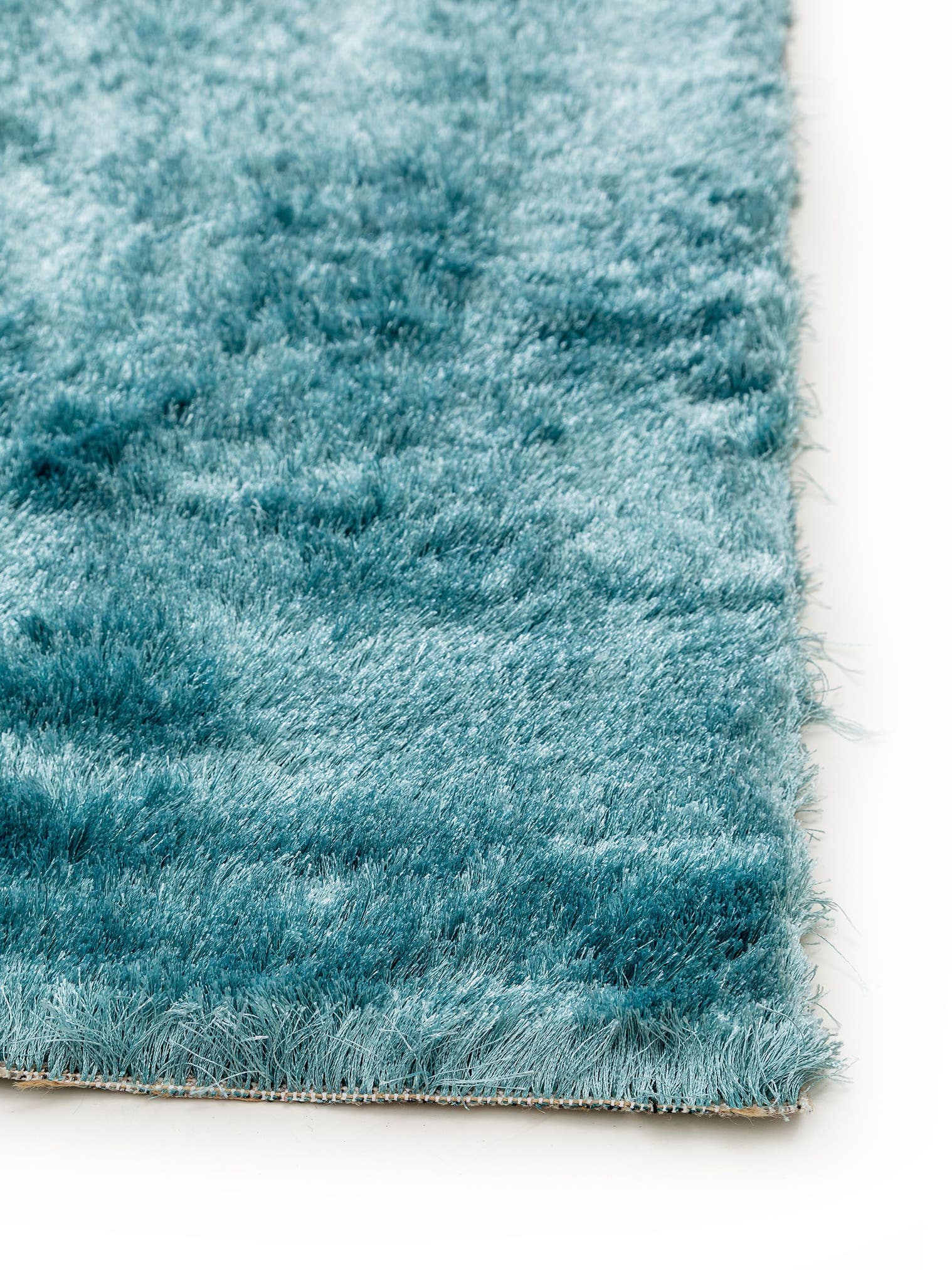Tapijt van 100% Polyester in Turkoois met een 21 - 30 mm hoge pool van benuta