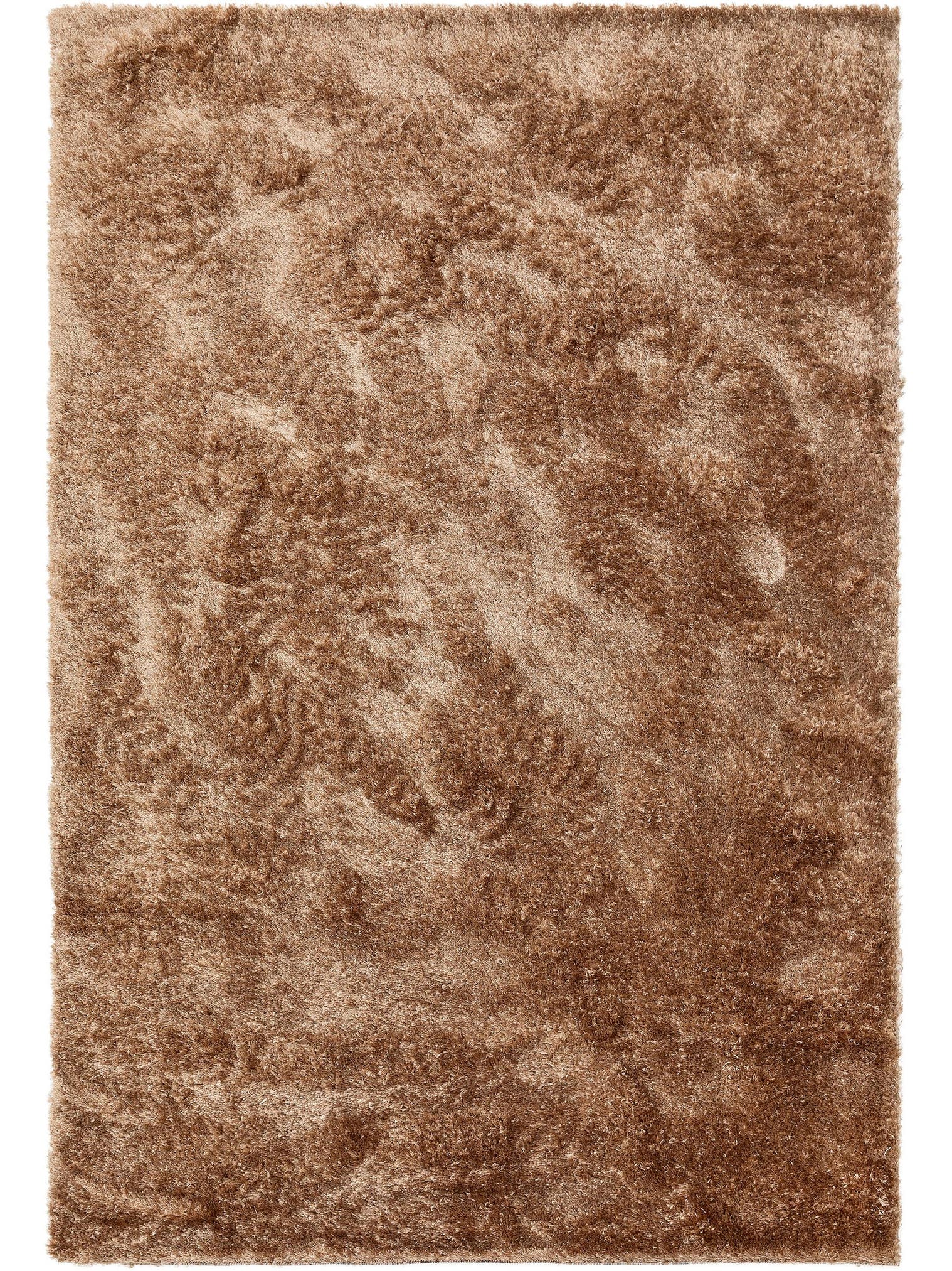Tapijt van 100% Polyester in Beige met een 21 - 30 mm hoge pool van benuta