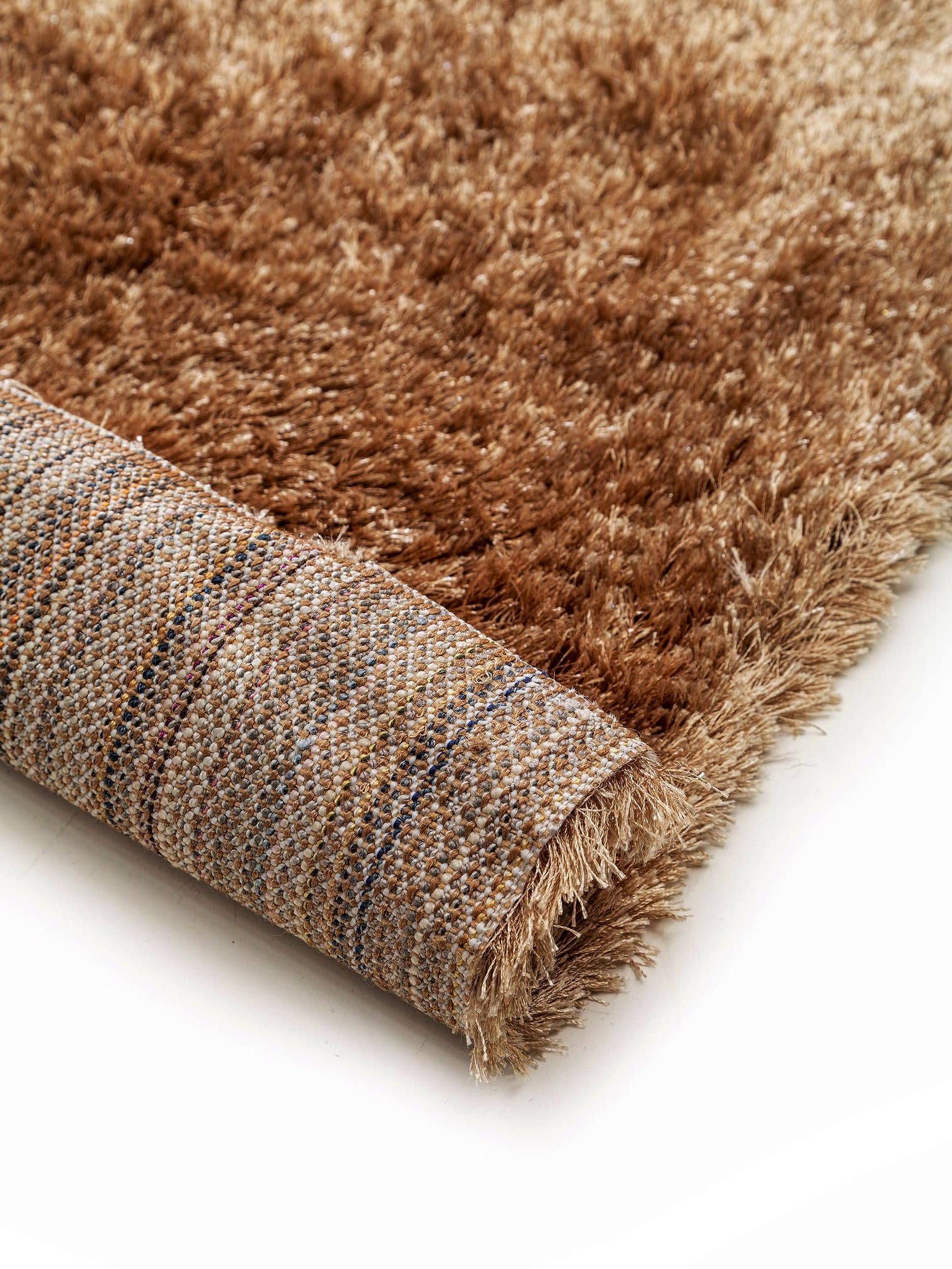 Tapijt van 100% Polyester in Beige met een 21 - 30 mm hoge pool van benuta