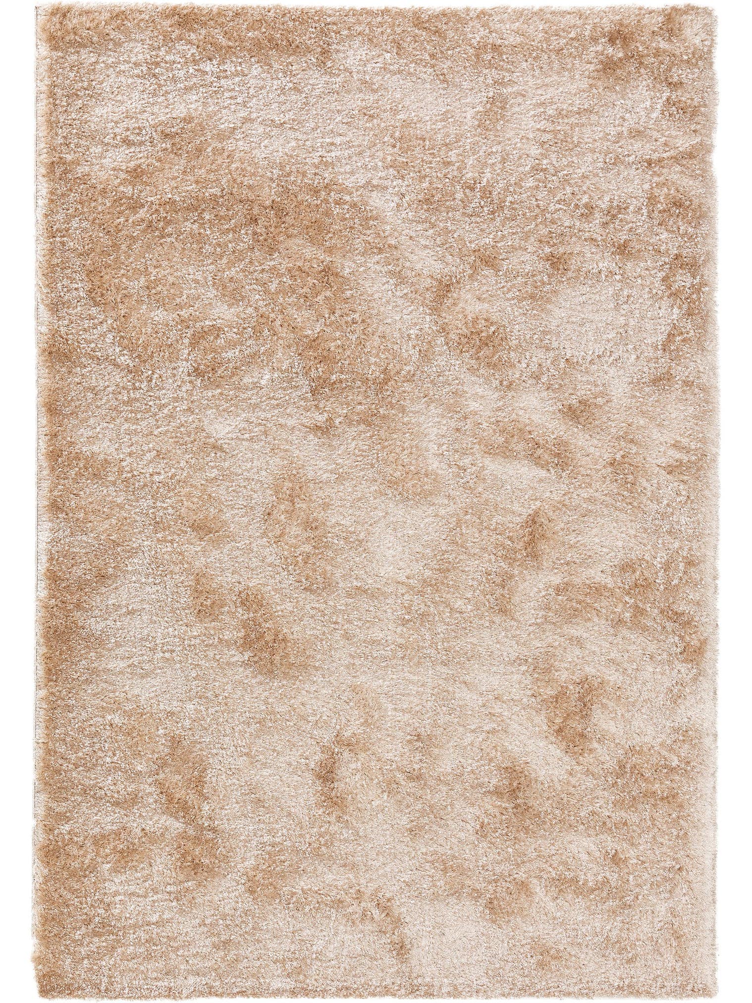 Tapijt van 100% Polyester in Beige met een 21 - 30 mm hoge pool van benuta
