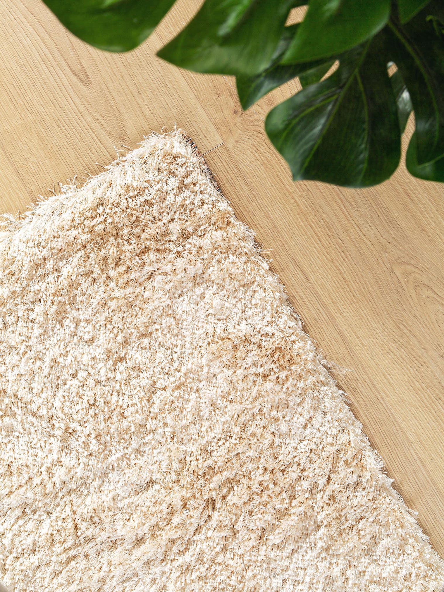 Tapijt van 100% Polyester in Beige met een 21 - 30 mm hoge pool van benuta