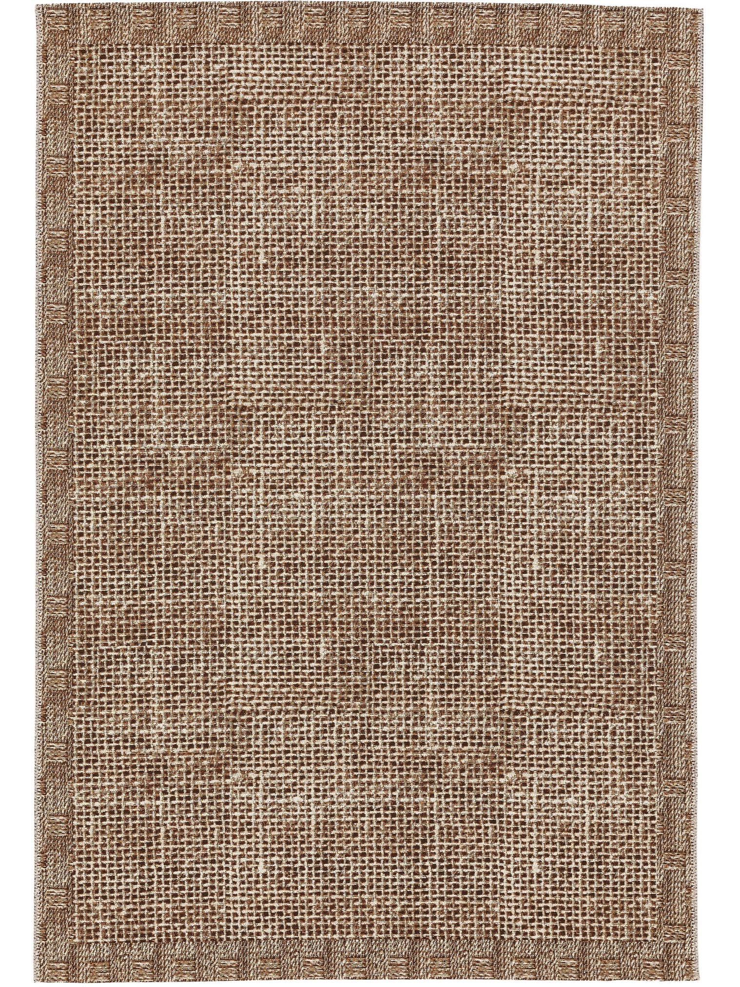 Teppe av 76 % polypropylen, 24 % polyester i Beige med opptil 5 mm høy lugg fra benuta Nest