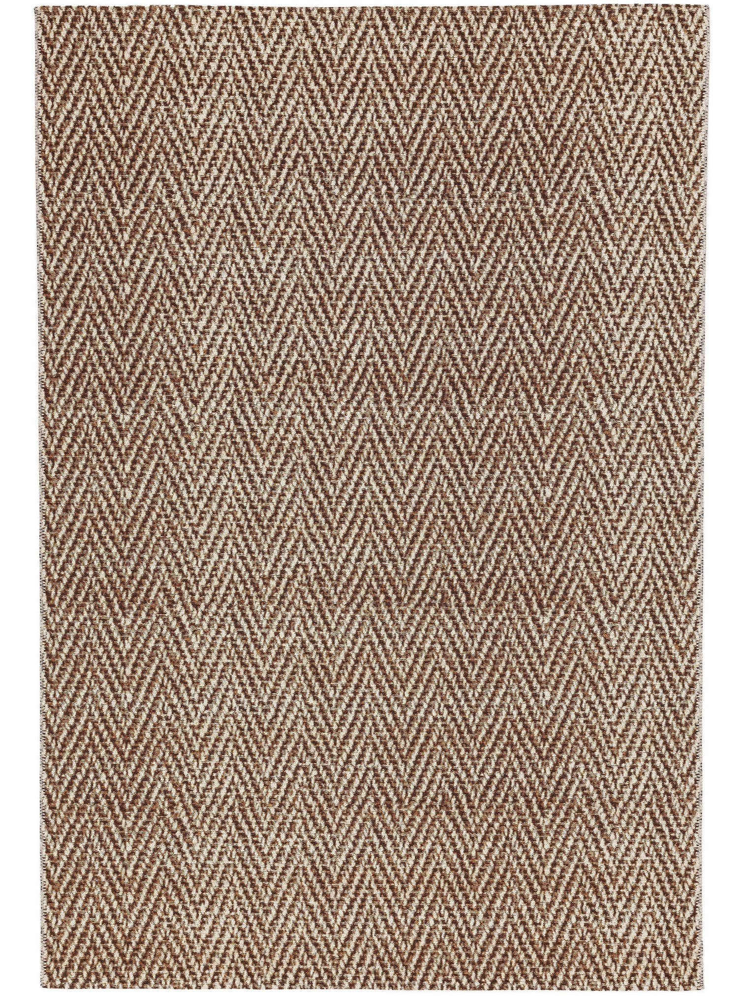 Tæppe af 76% polypropylen, 24% Polyester i Beige med 1- 5 mm høj luv fra benuta Nest