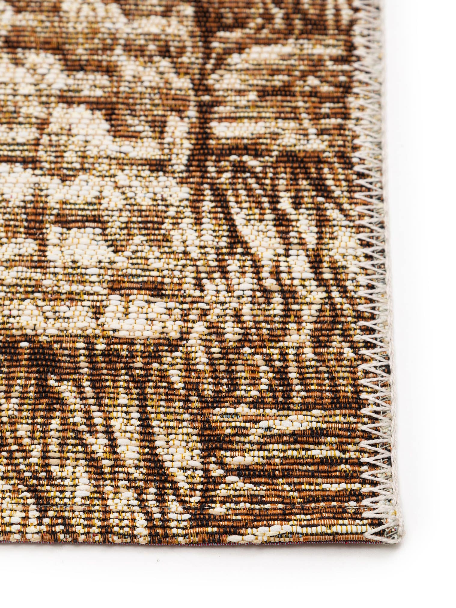 Teppich aus 76% Polypropylen, 24% Polyester in Beige mit bis 5 mm hohem Flor von benuta Nest