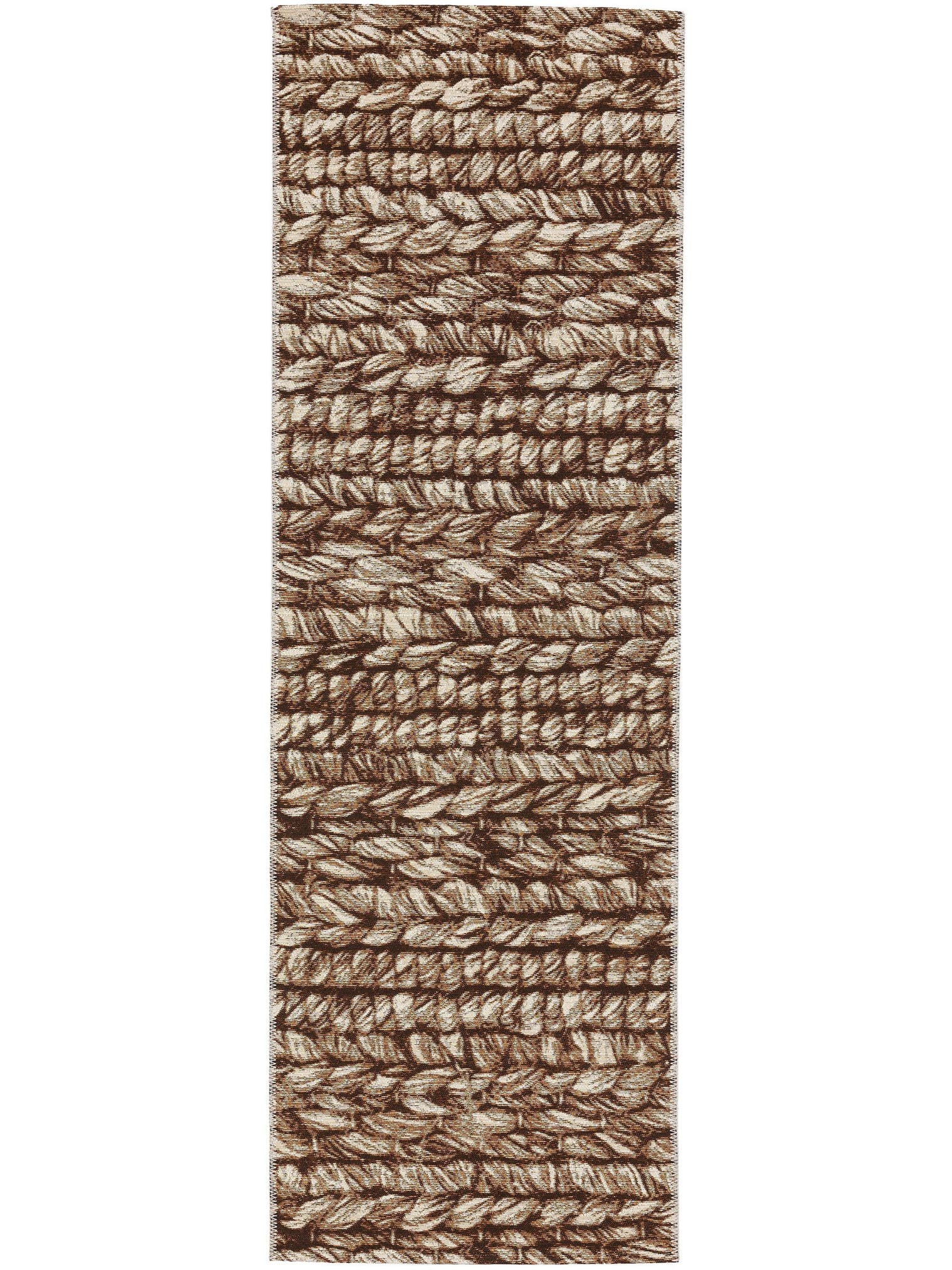 Teppich aus 76% Polypropylen, 24% Polyester in Beige mit bis 5 mm hohem Flor von benuta Nest