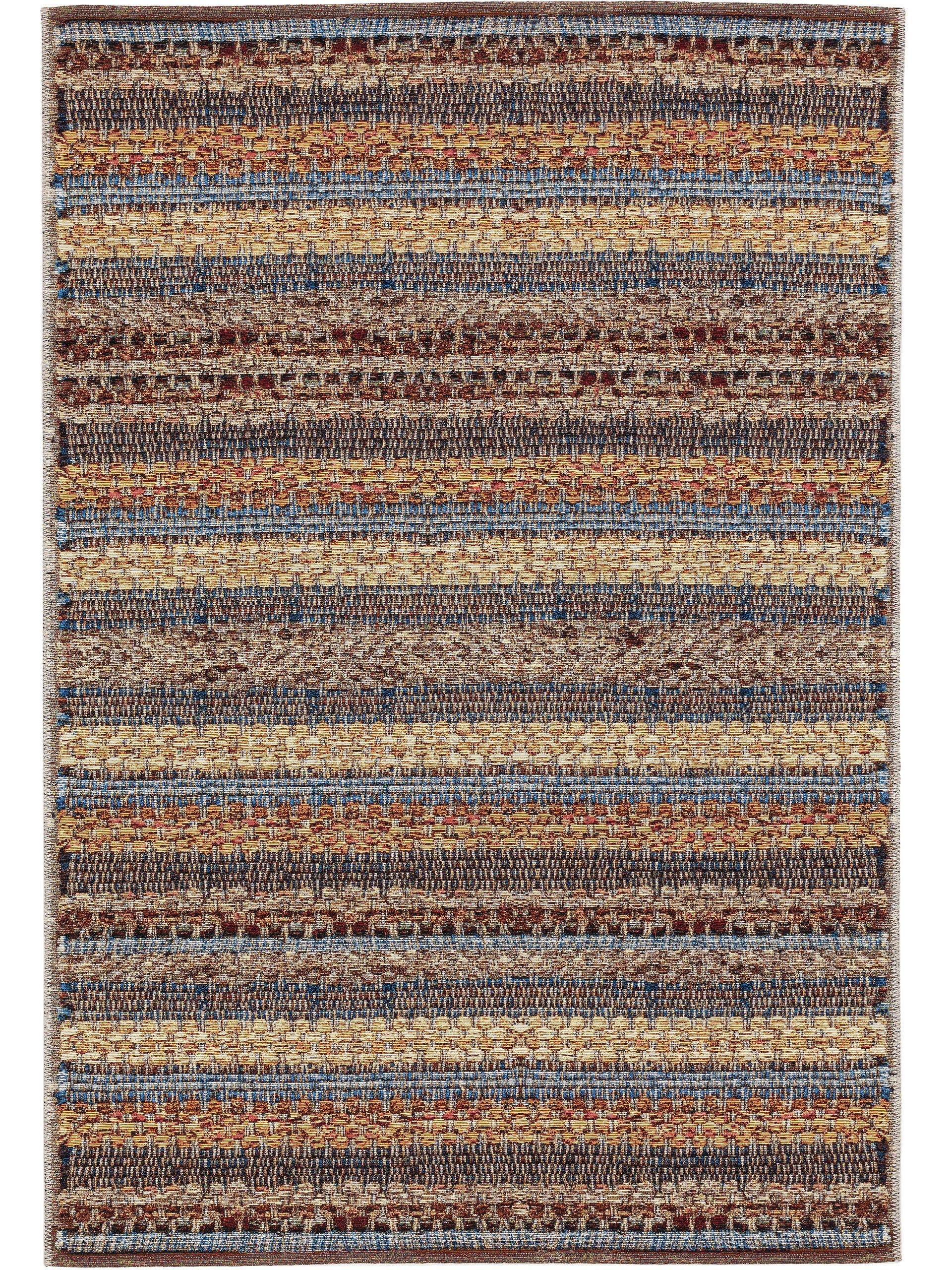 Rug made of 76% Polypropylene, 24% Polyester in Multicoloured with a 1- 5 mm high pile by benuta Nest