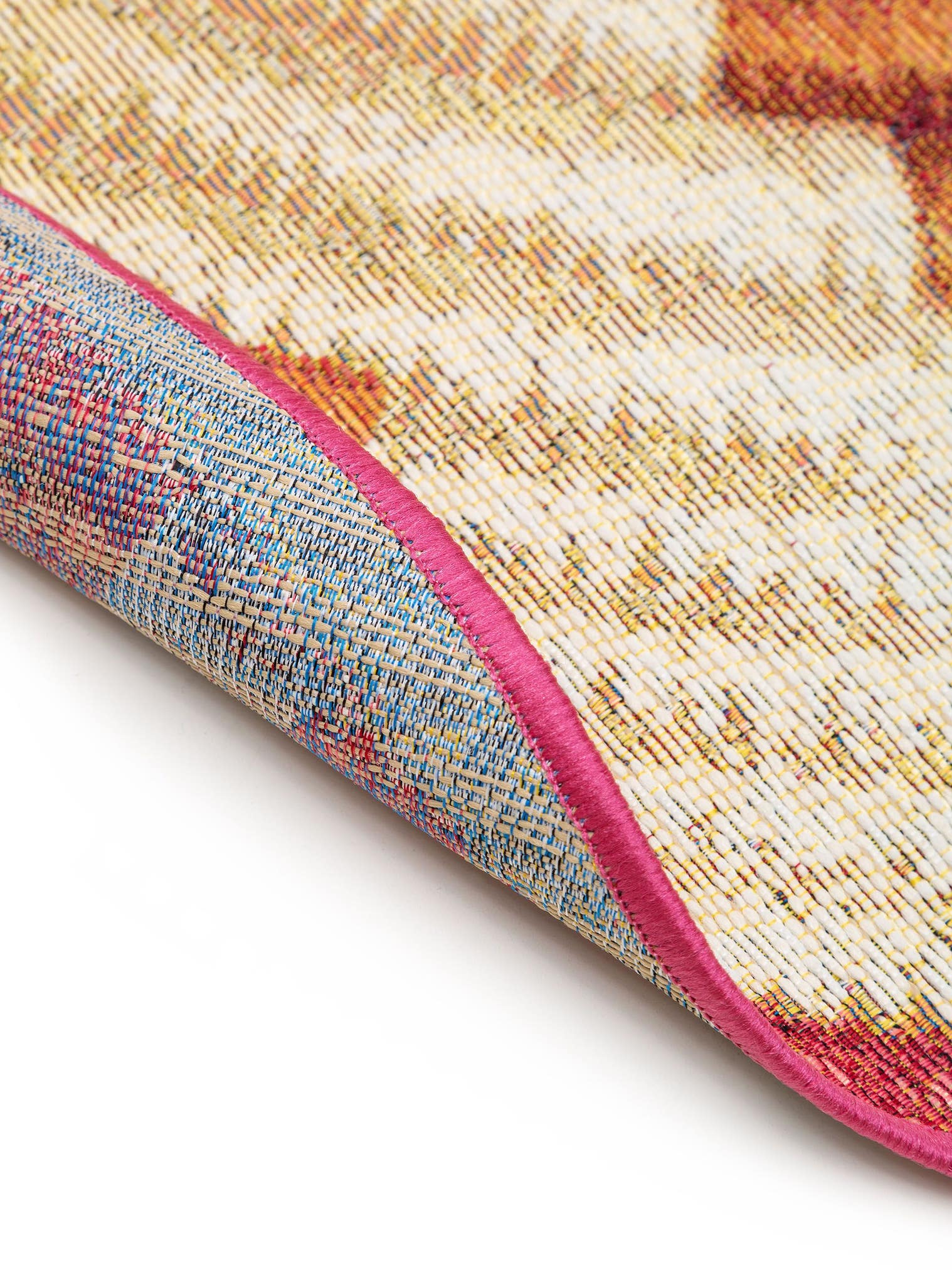 Teppich aus 76% Polypropylen, 24% Polyester in Multicolor mit bis 5 mm hohem Flor von benuta Nest